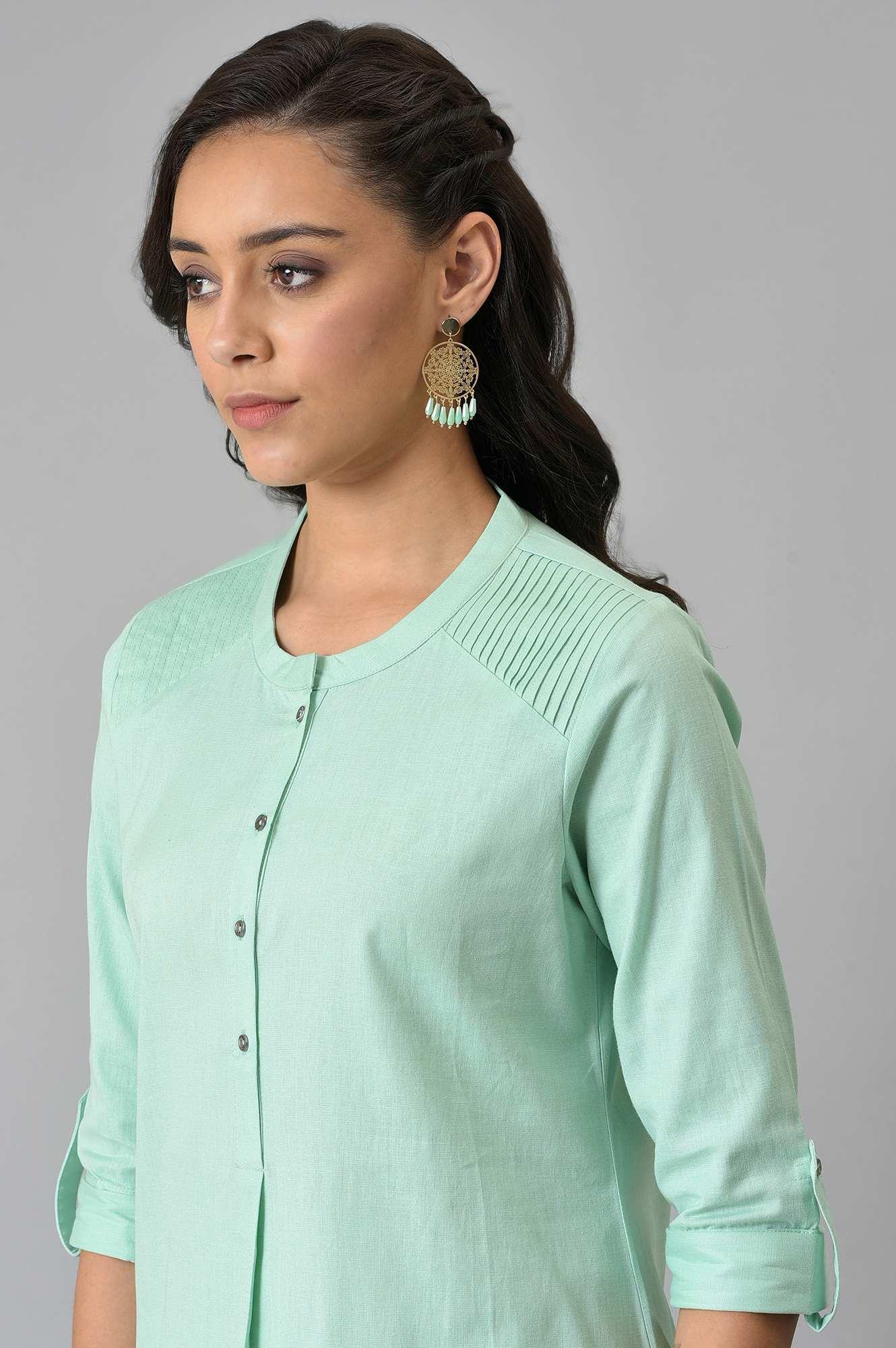 Mist Green Western Top - Image 6