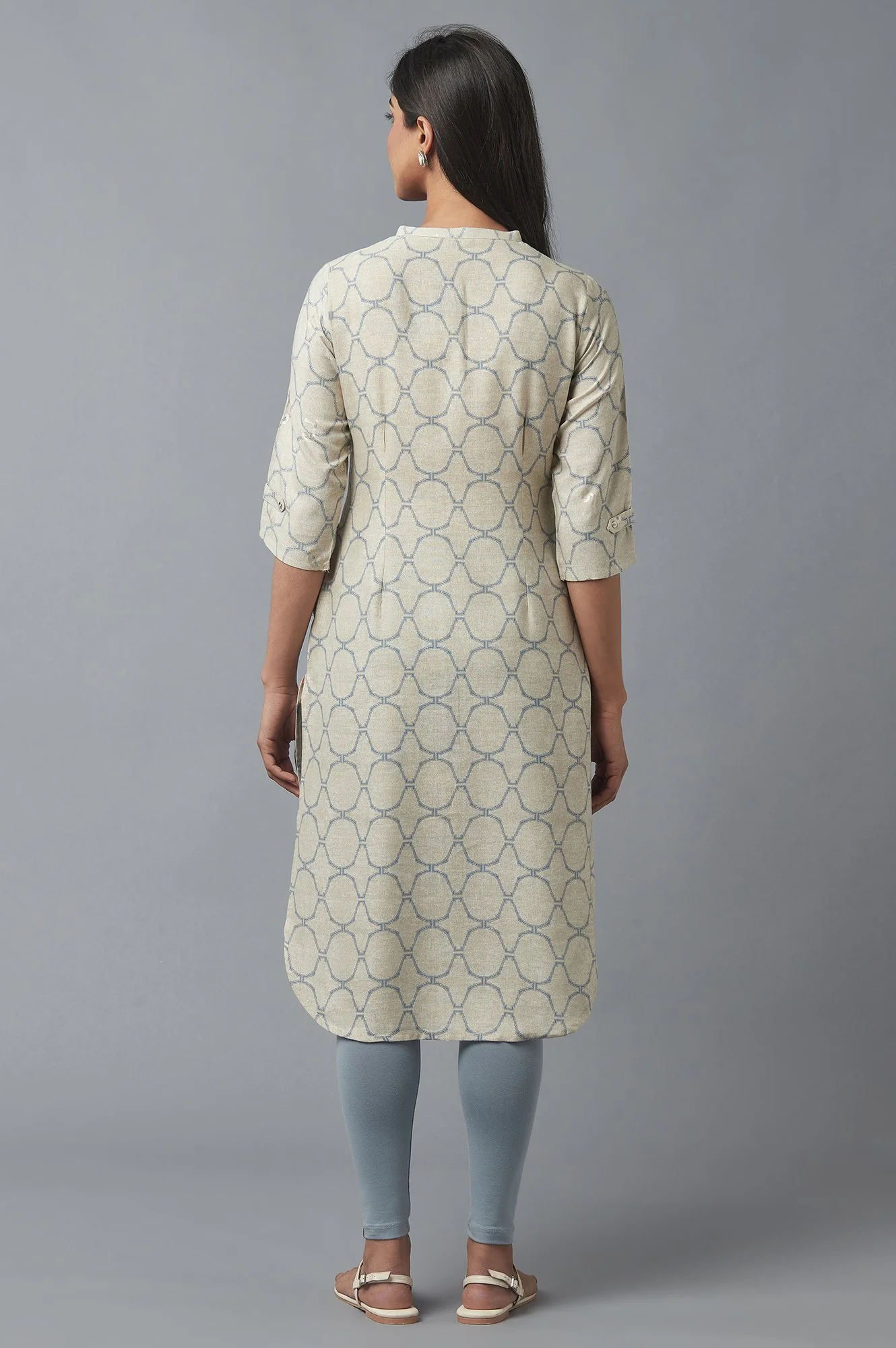 Moonbeam Grey kurta - Image 2