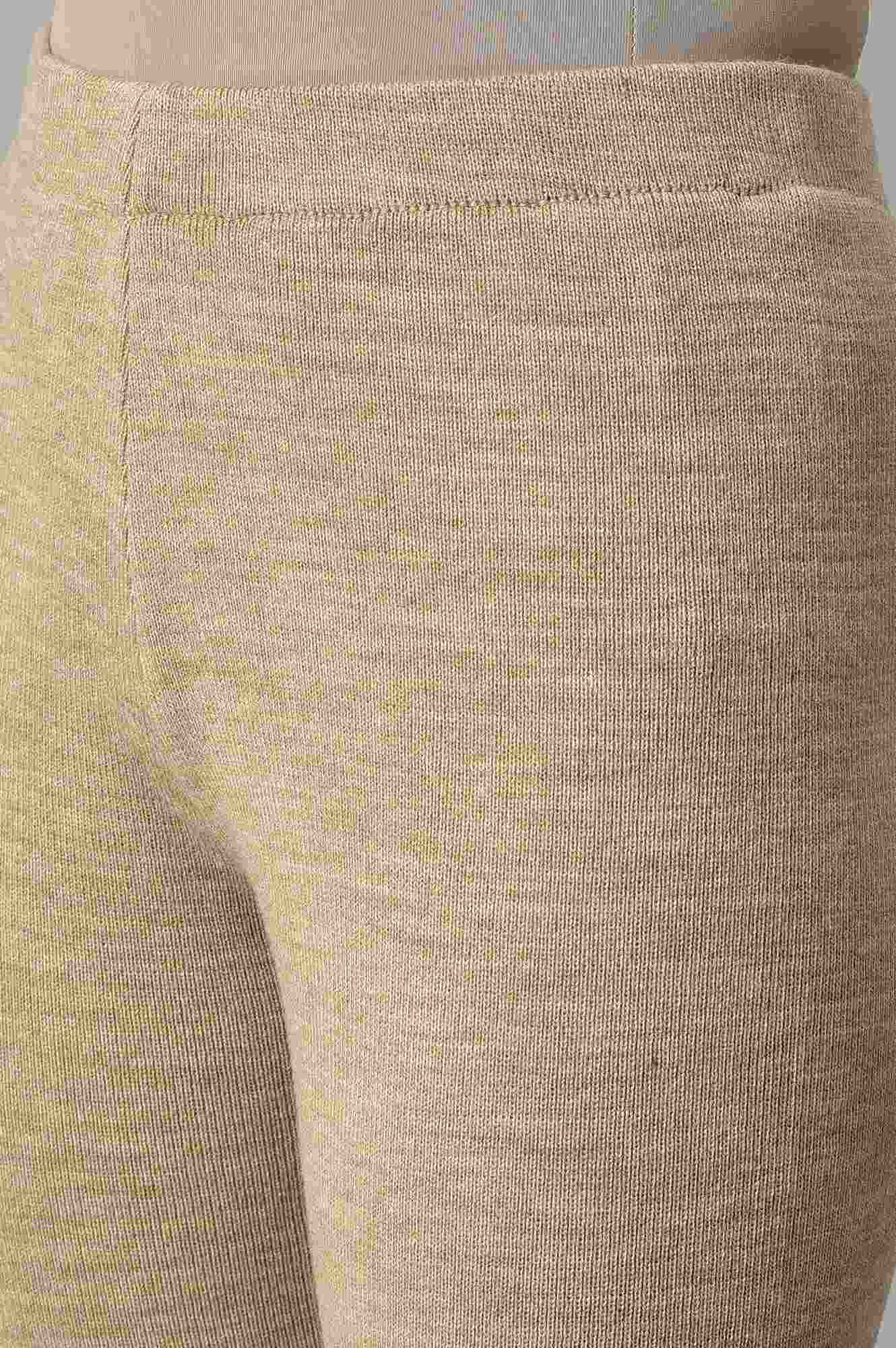 Natural Melange Knitted Winter Tights - Image 7