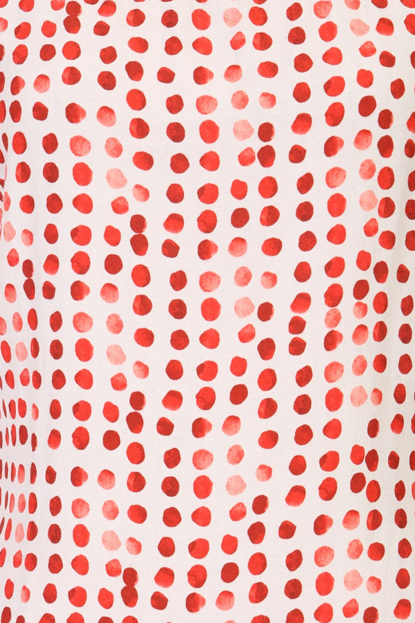 Off White Polka Dots Printed Rayon Sleeveless Straight Kurta with Pants Co-ord Set - Image 2