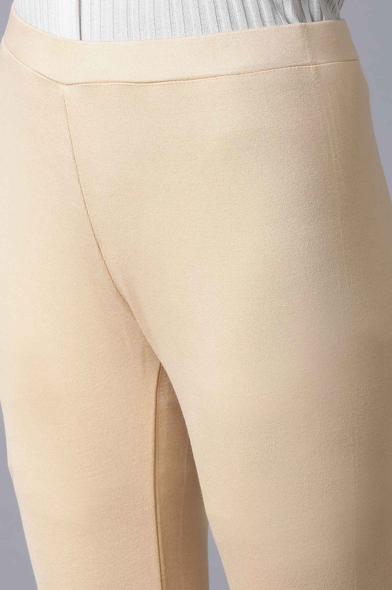 Peach Ankle Length Tights - Image 6