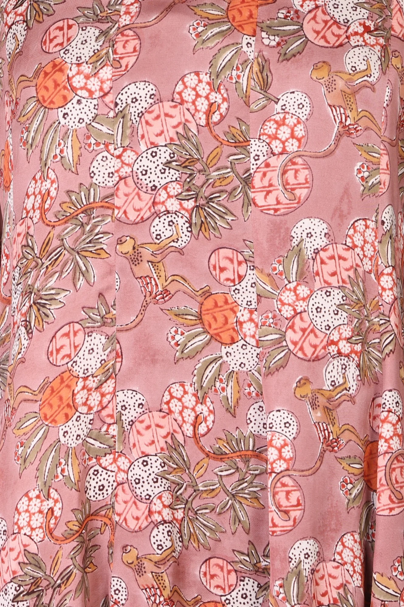 Pink Block Printed A-line Top - Image 2