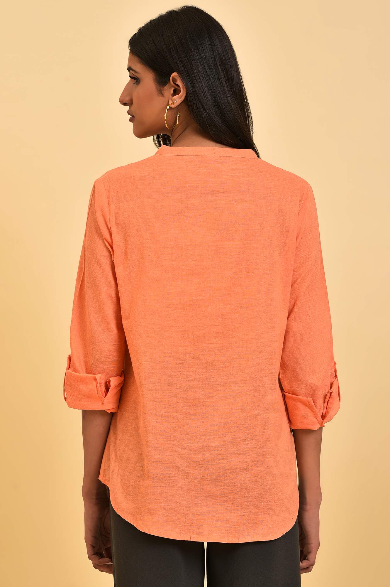 Pink Button Down Western Top - Image 2