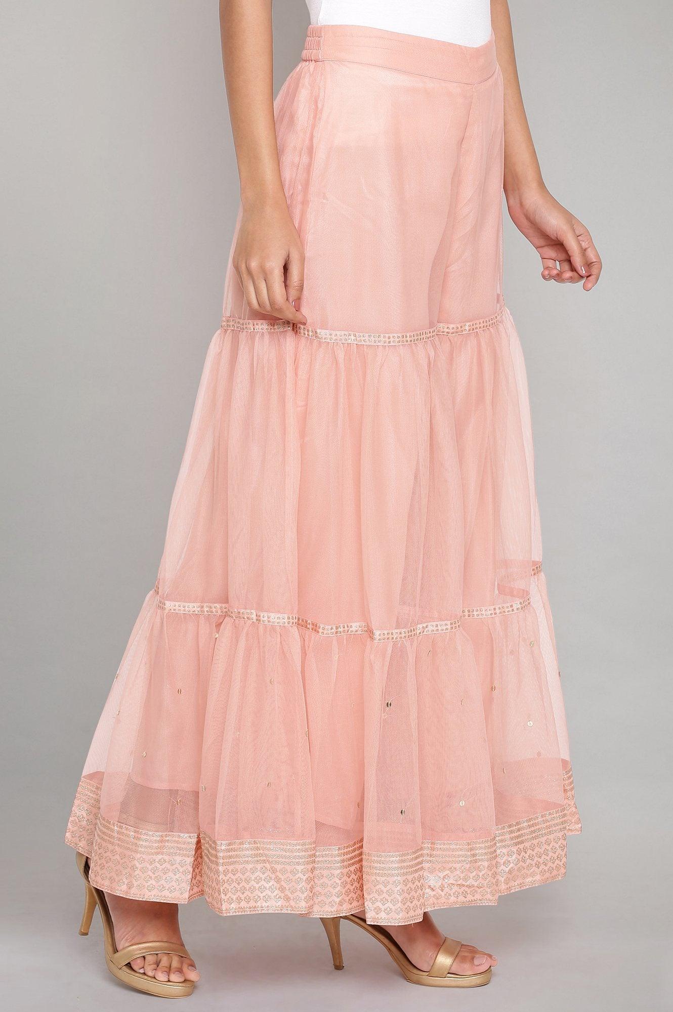 Pink Tiered Sharara - Image 4