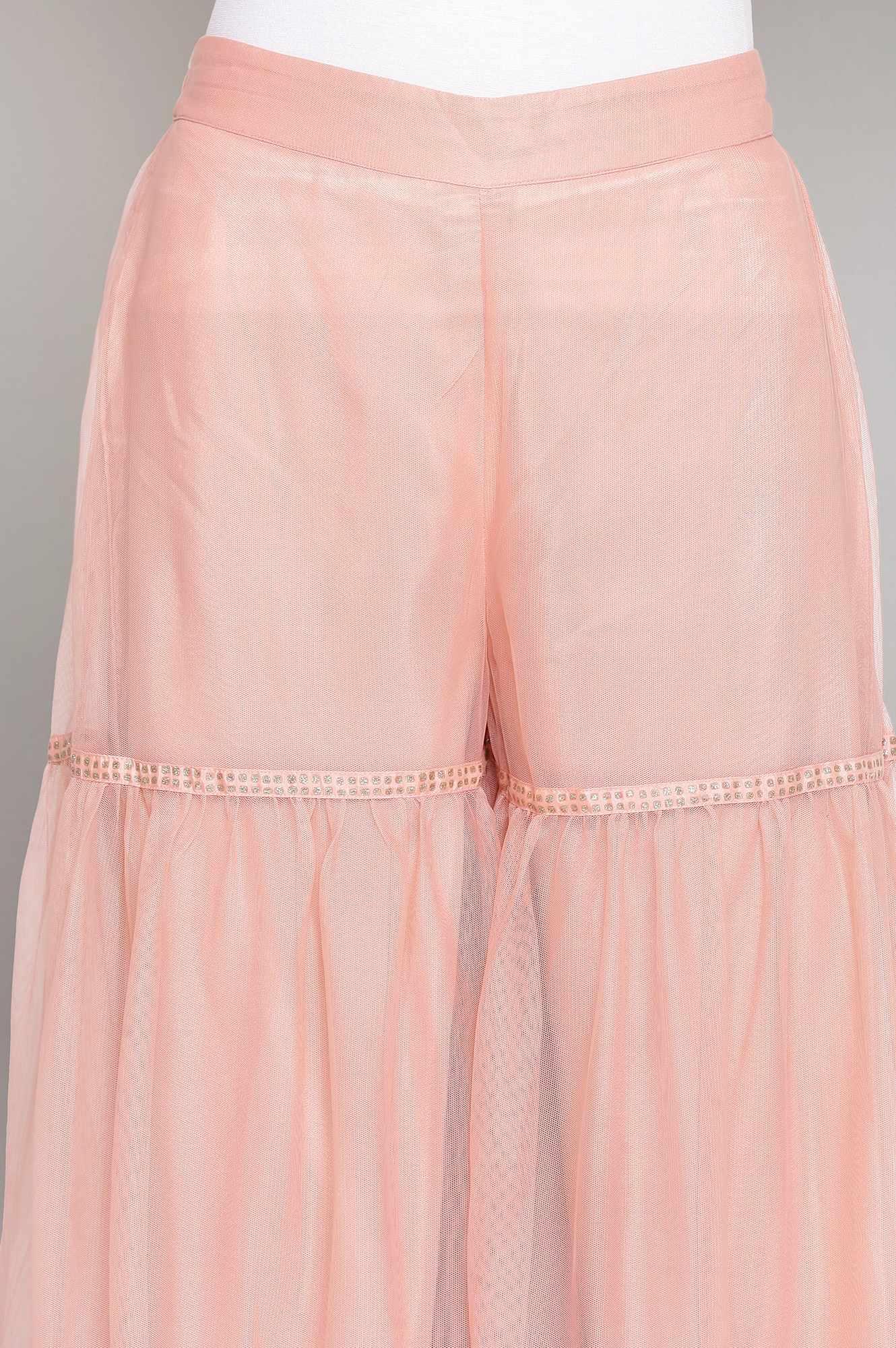 Pink Tiered Sharara - Image 6