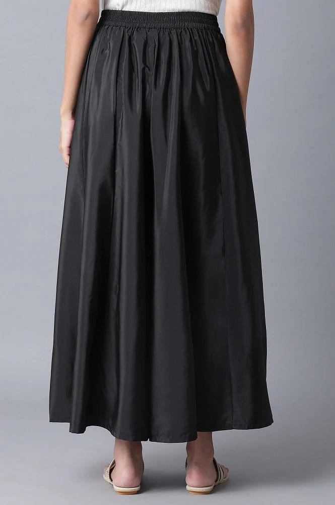 Black Flared Skirt - Image 2