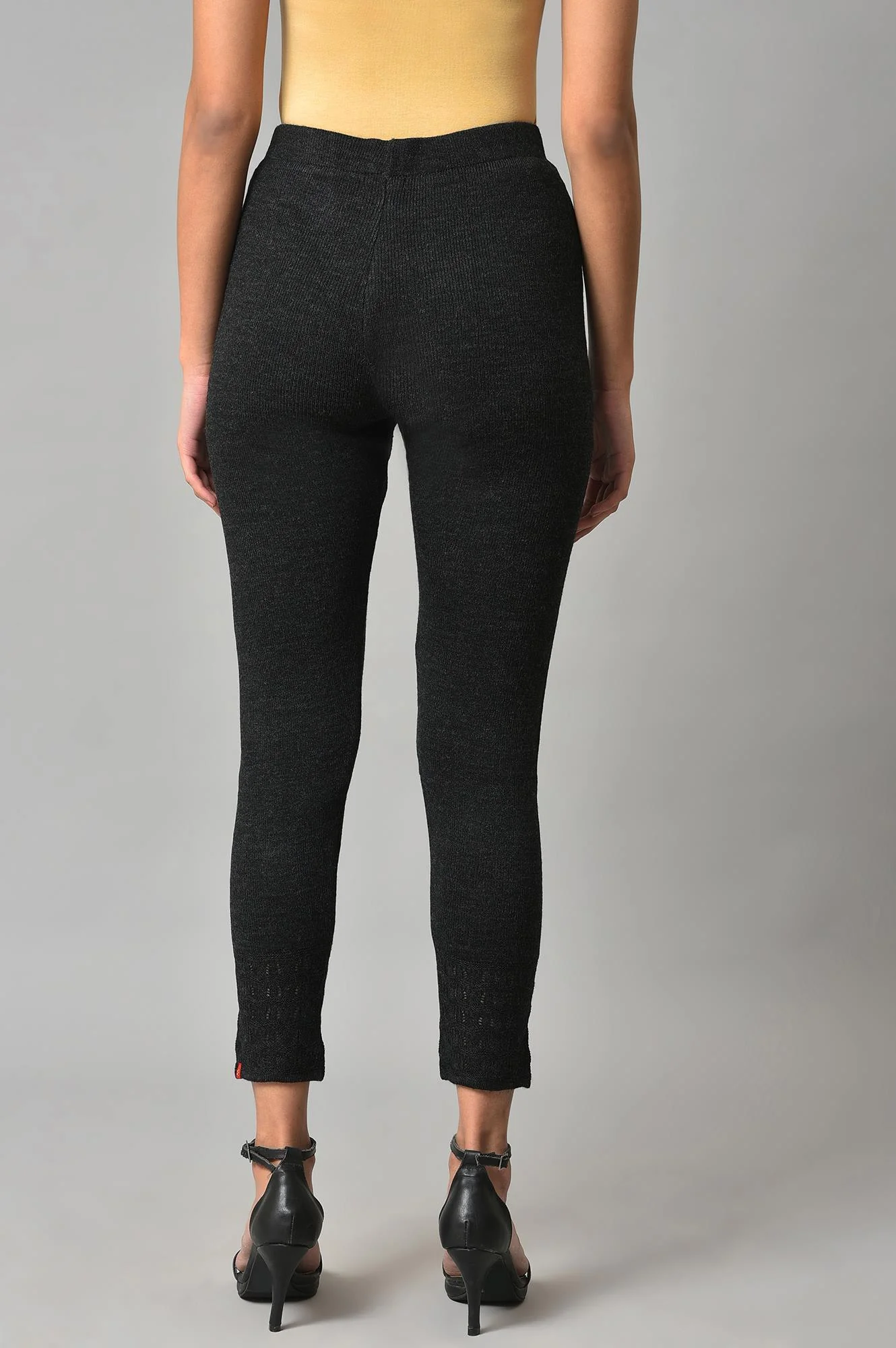 Black Knitted Tights - Image 2