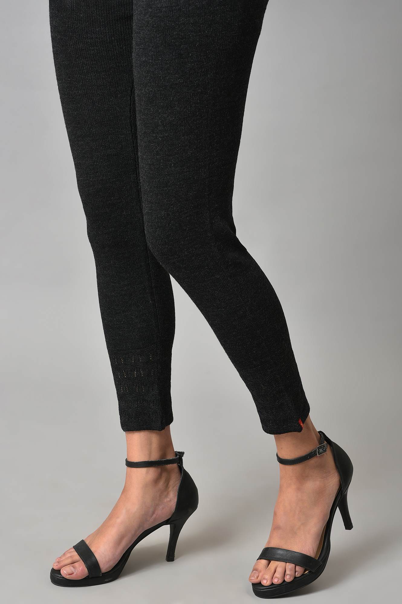 Black Knitted Tights - Image 8