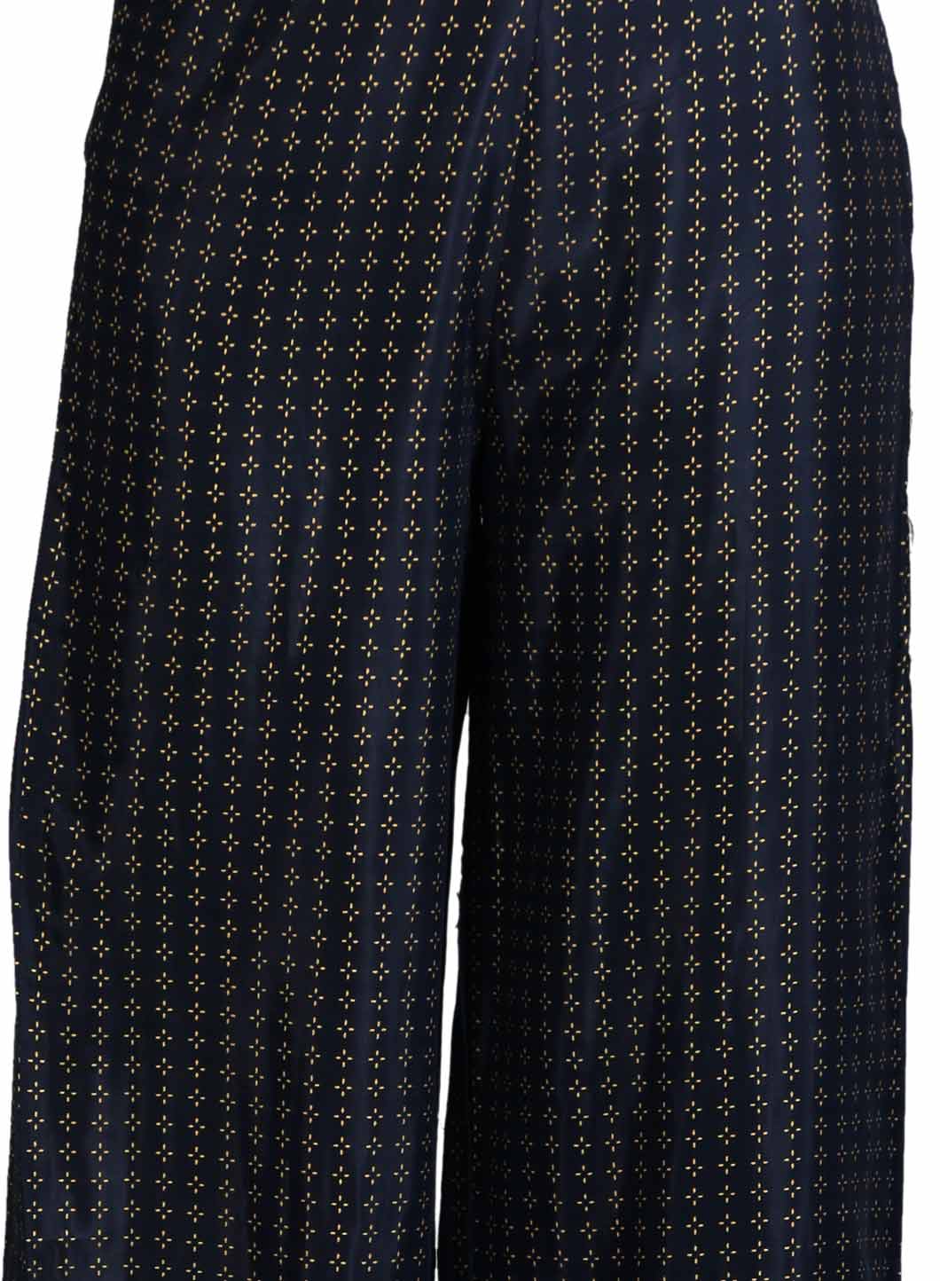 Black Printed Pants - Image 4