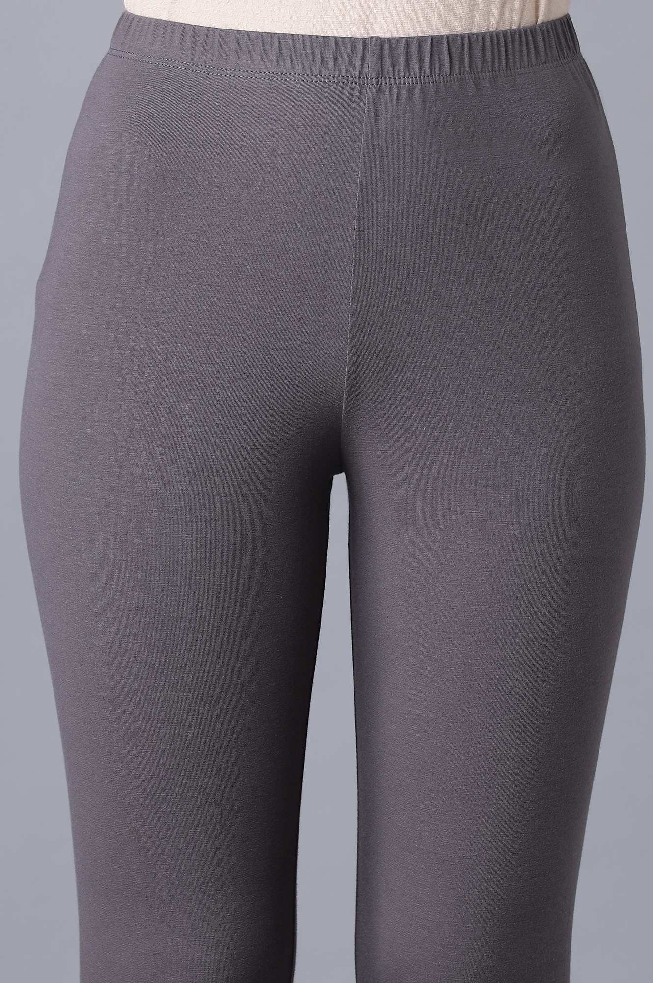 Elleven Women's Grey Skin Fit Churidar - Image 6
