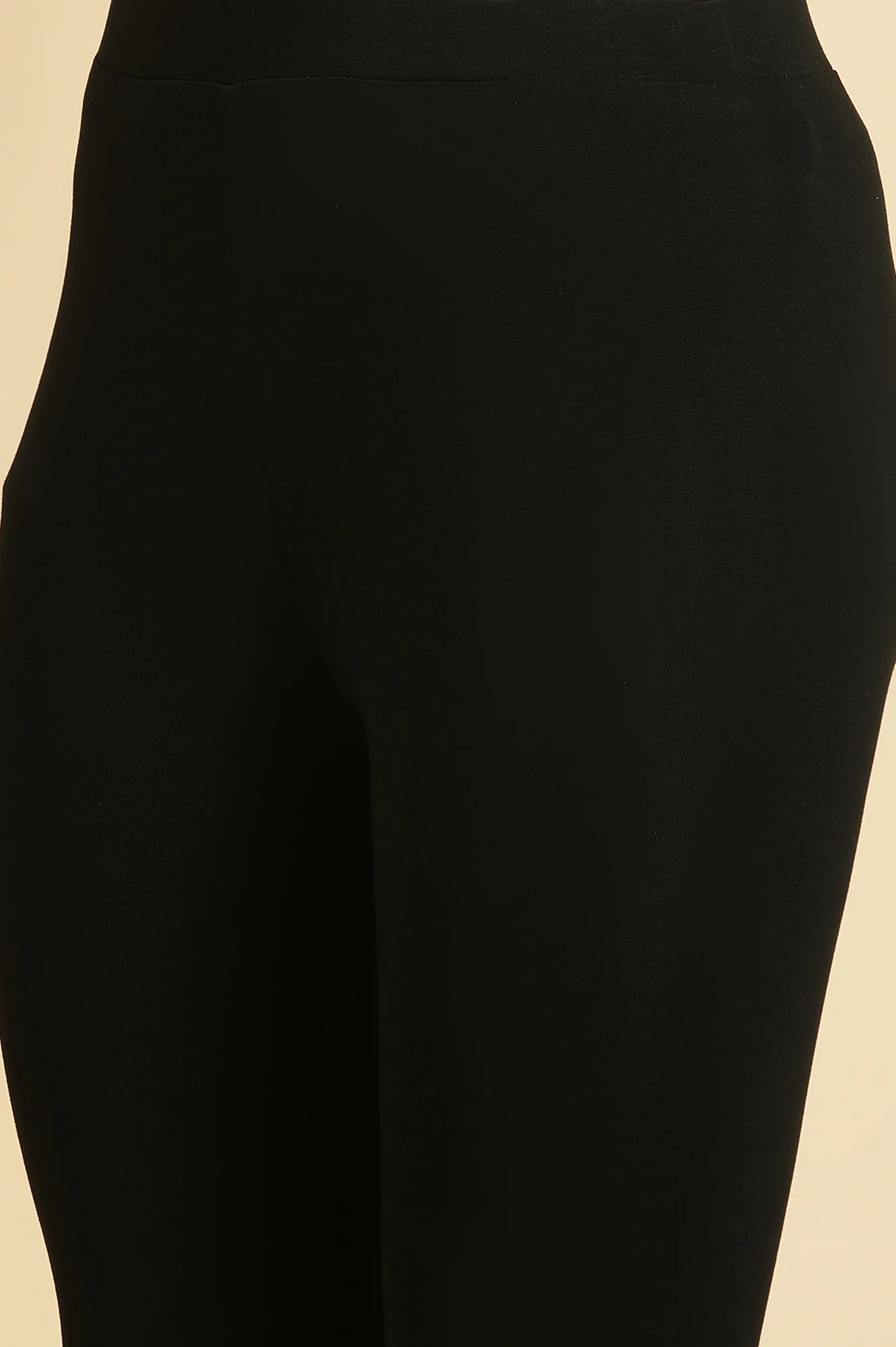 Black Solid Tights - Image 7
