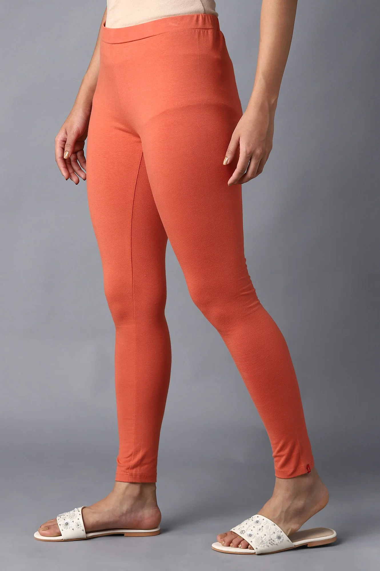 Blue Ankle Length Tights - Image 3