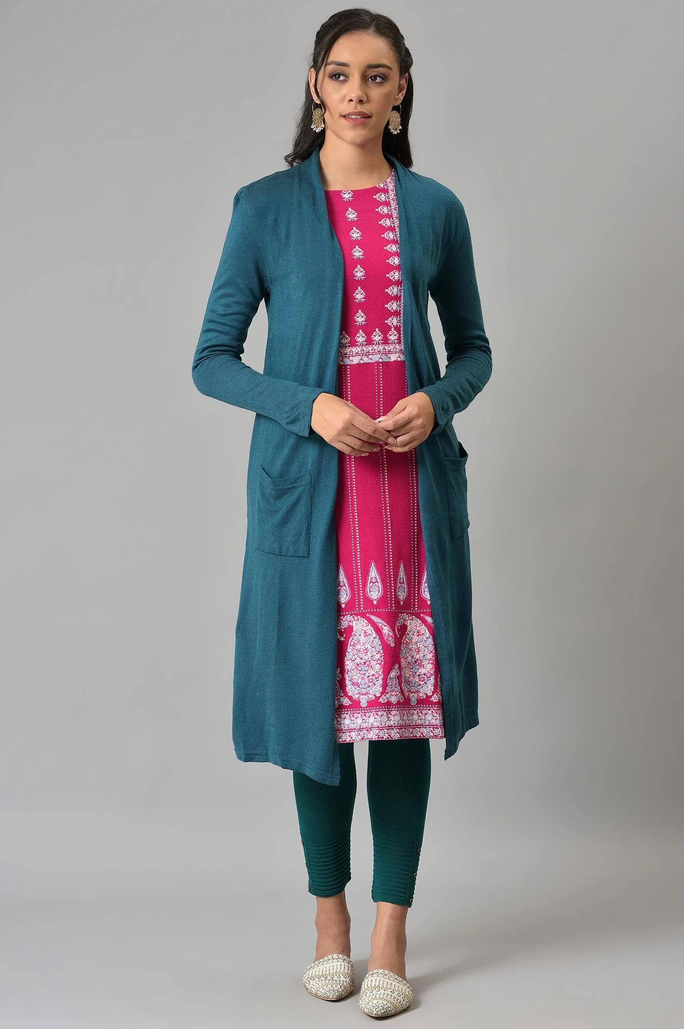 Blue Basic Cardigan - Image 5