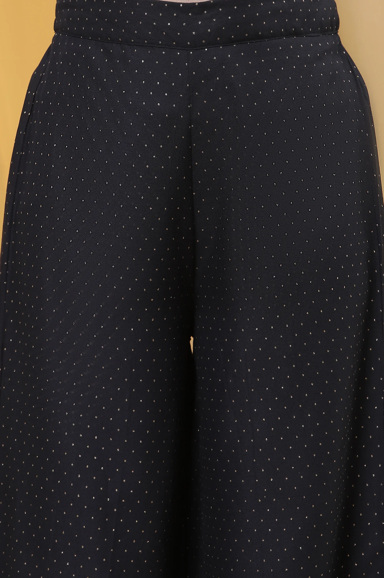 Blue Embroidered A-Line Kurta, Pants And Dupatta Set - Image 8