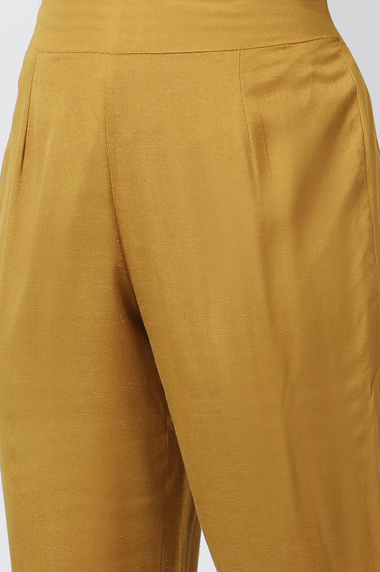 Blue Striped Kurta, Pants And Dupatta Set - Image 9
