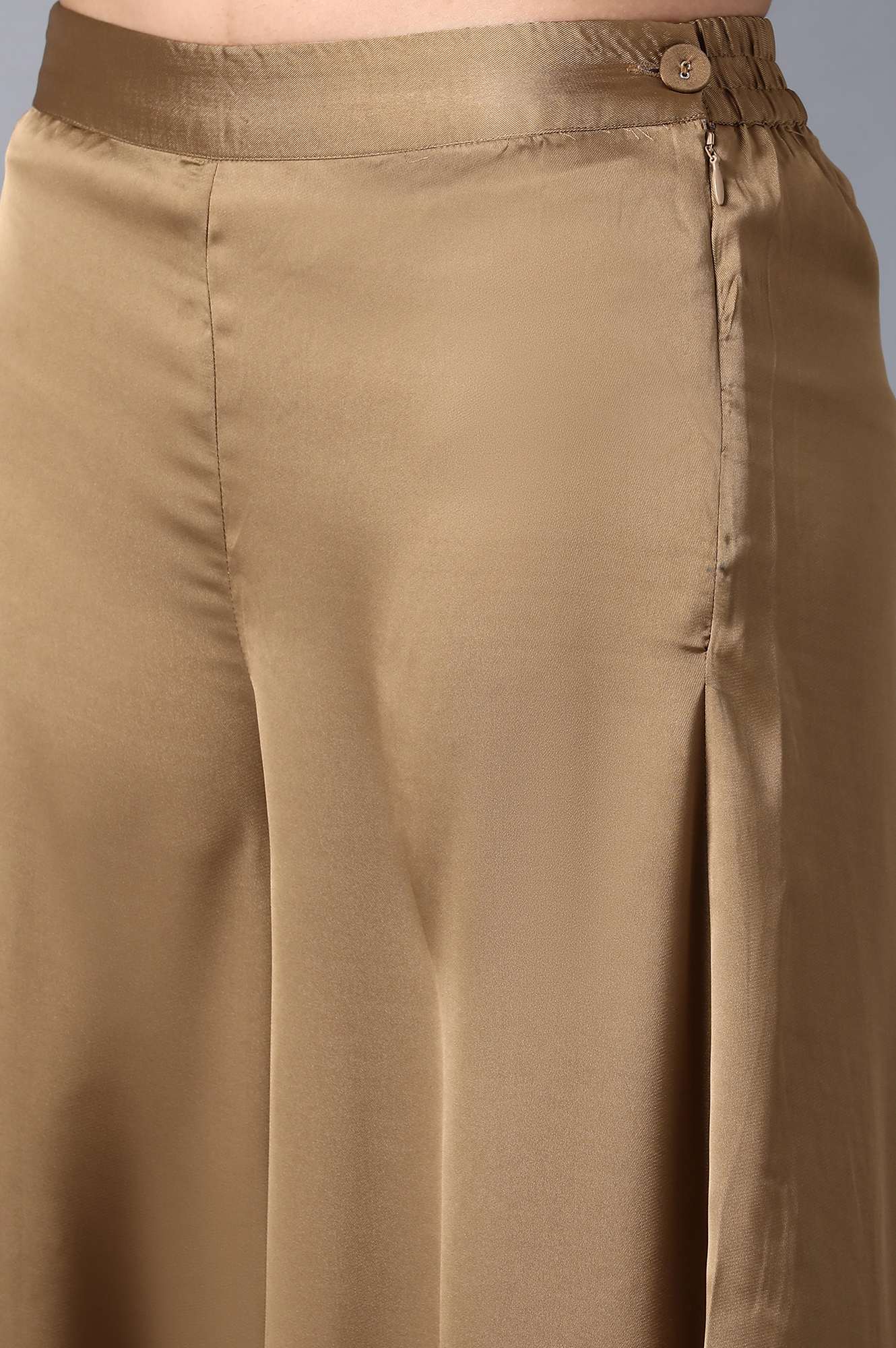 Gold Straight Pants - Image 6