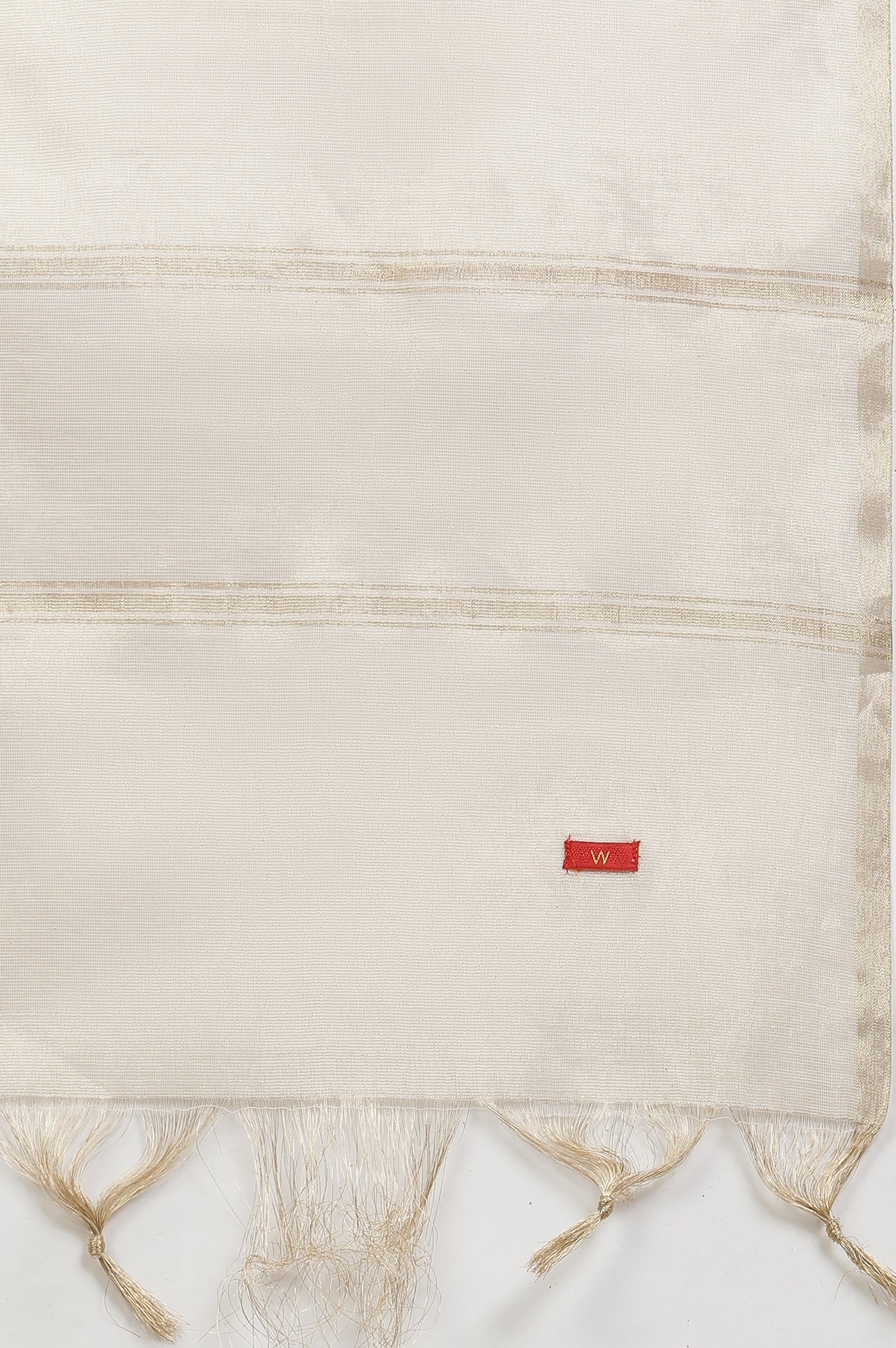 Golden Cotton Zari Dupatta - Image 5