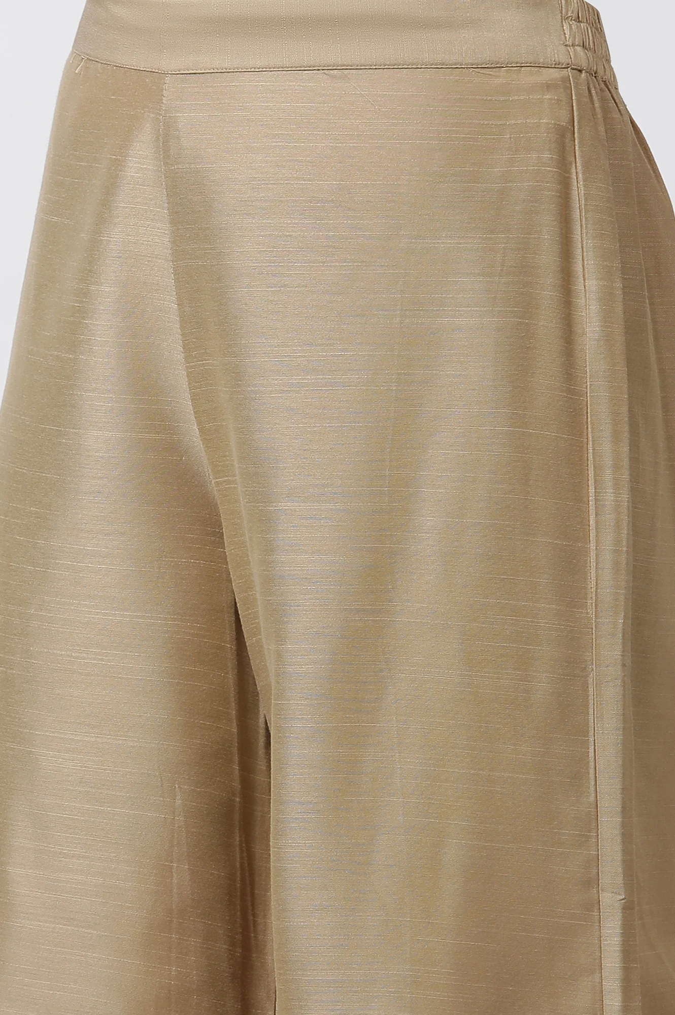 Green A-Line Embroidered Kurta, Parallel Pants And Dupatta Set - Image 9