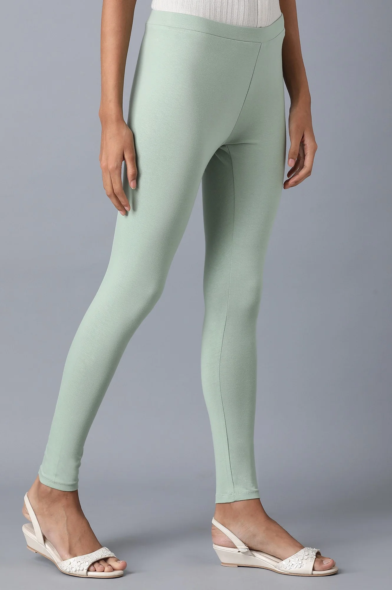 Green Ankle Length Tights - Image 4