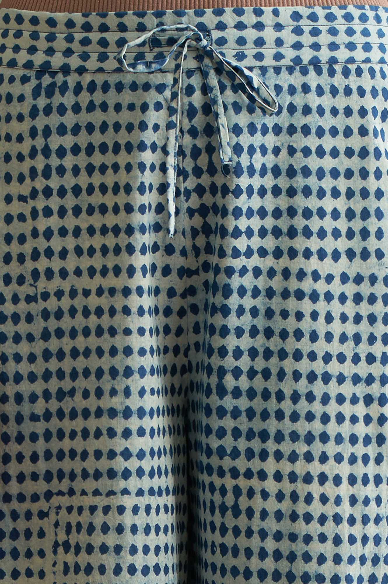 Light Grey Handblock Print Parallel Pants - Image 6