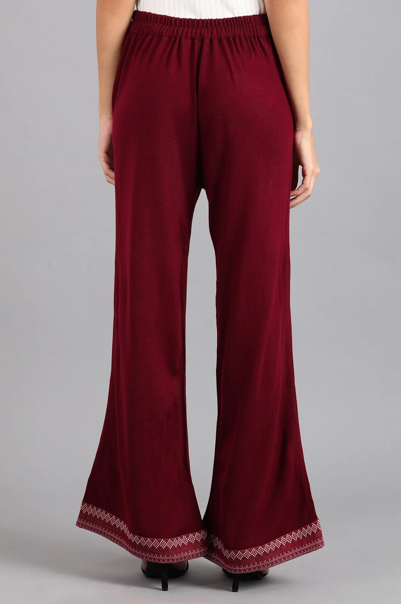 Maroon Parallel Pants - Image 2