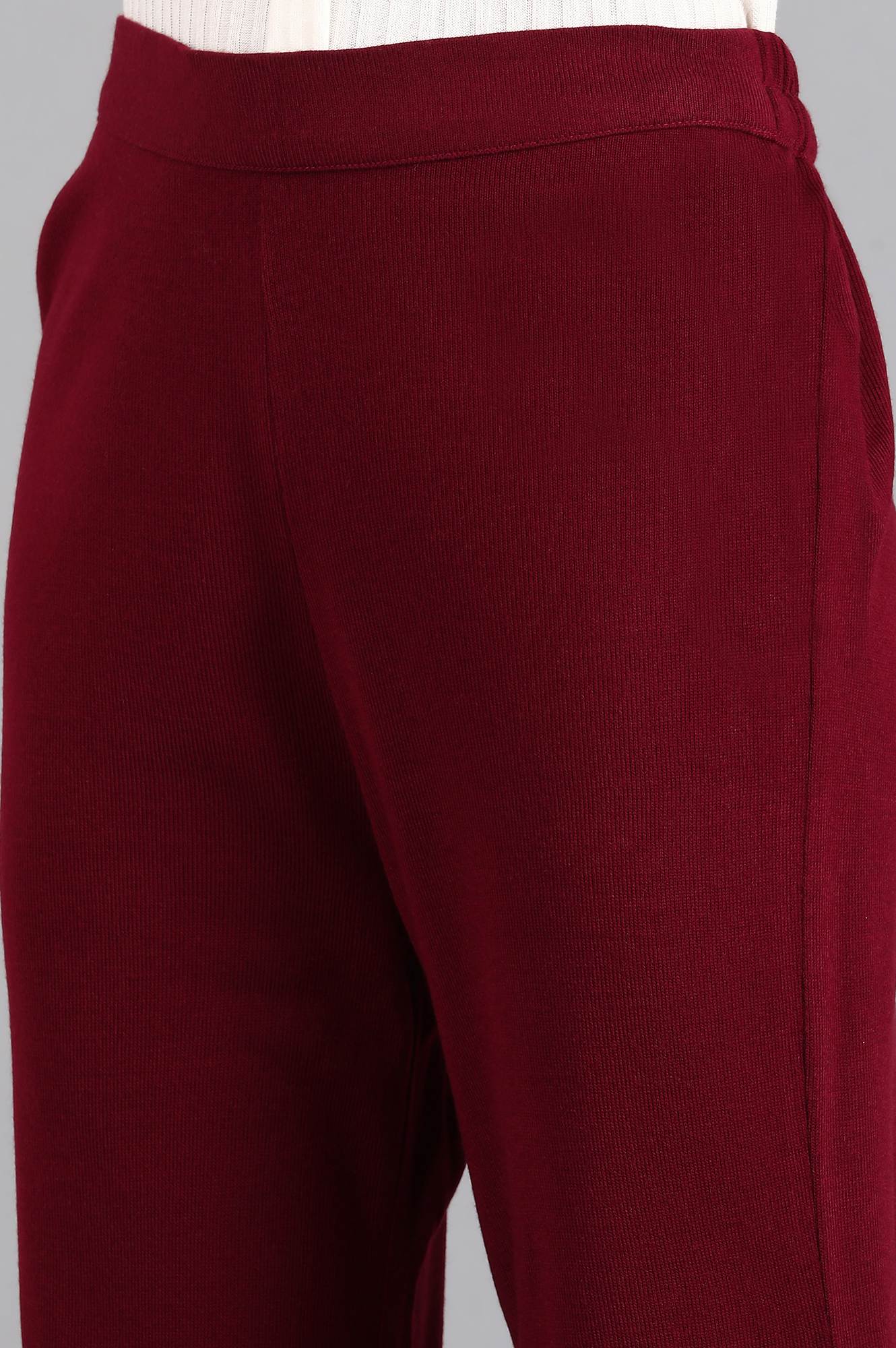 Maroon Parallel Pants - Image 6
