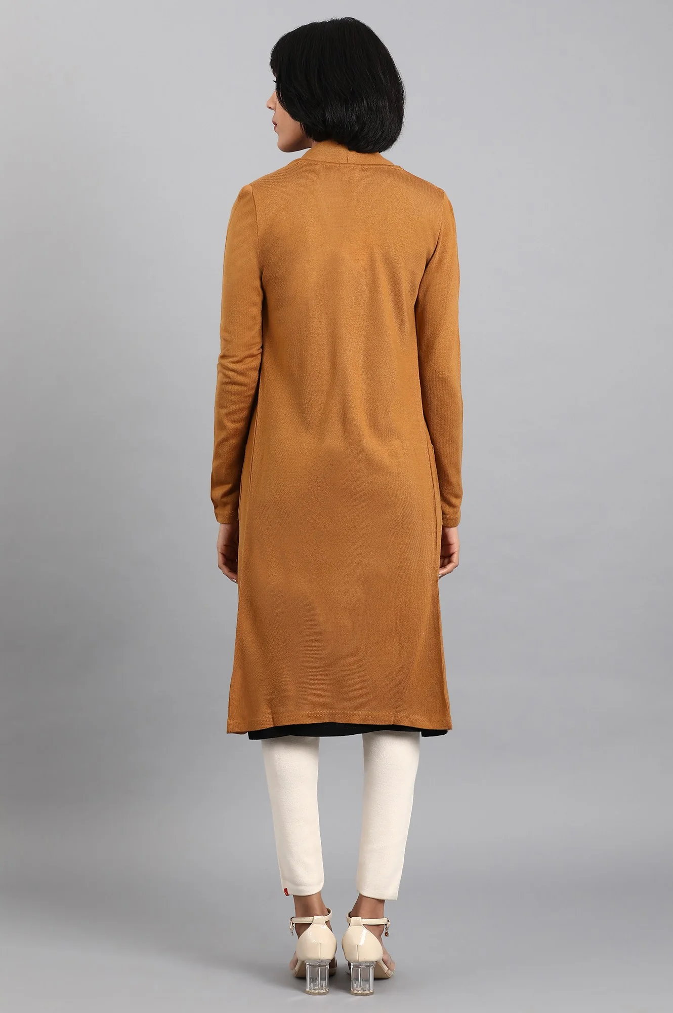 Mustard Longline Cardigan - Image 5
