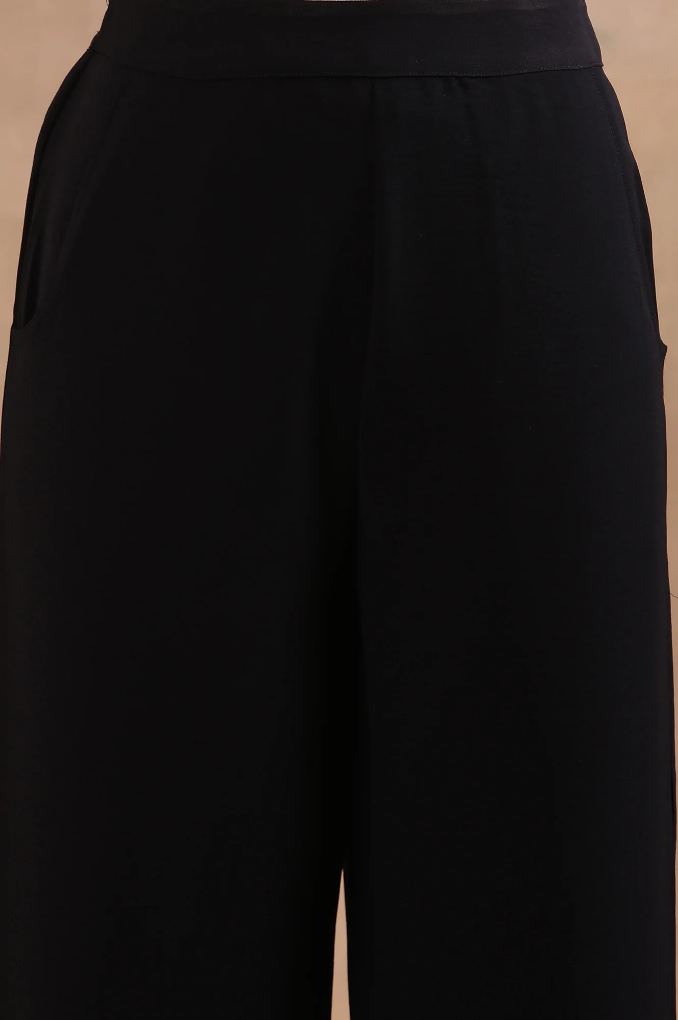 Navy Blue Straight Kurta And Pants Co-Ord Set - Image 7