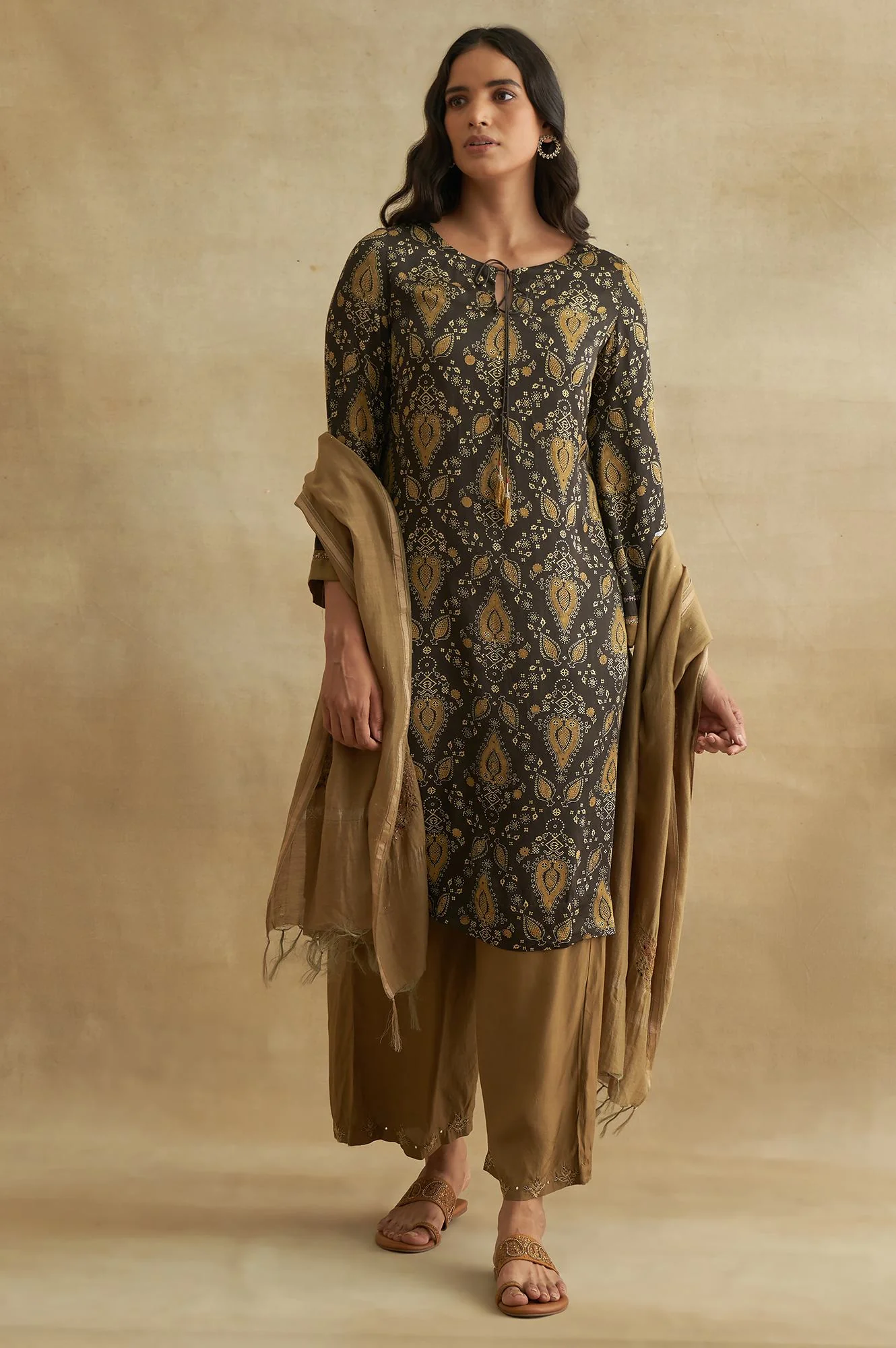 Olive Solid Parallel Pants - Image 5