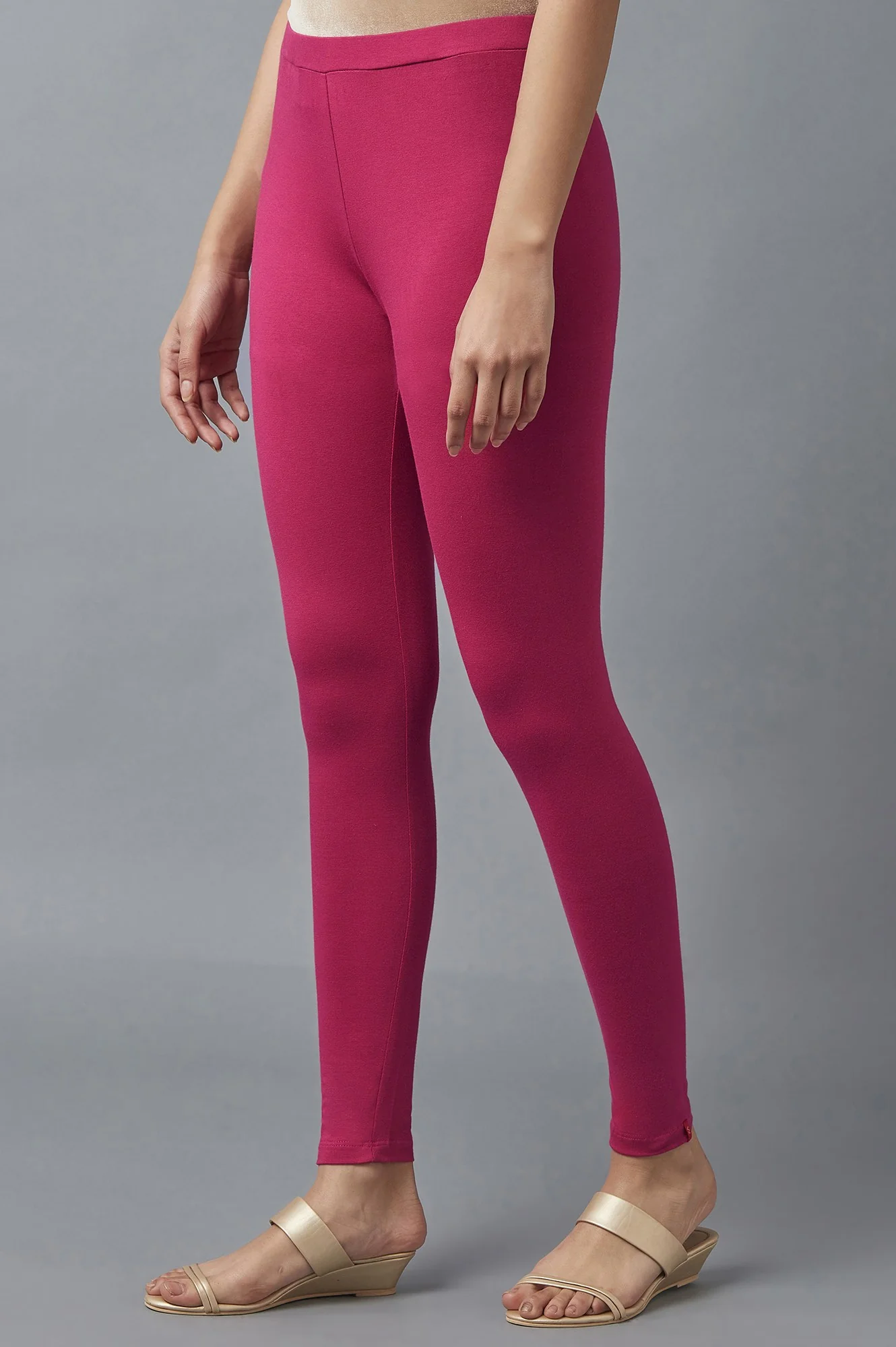 Pink Cotton Tights - Image 3