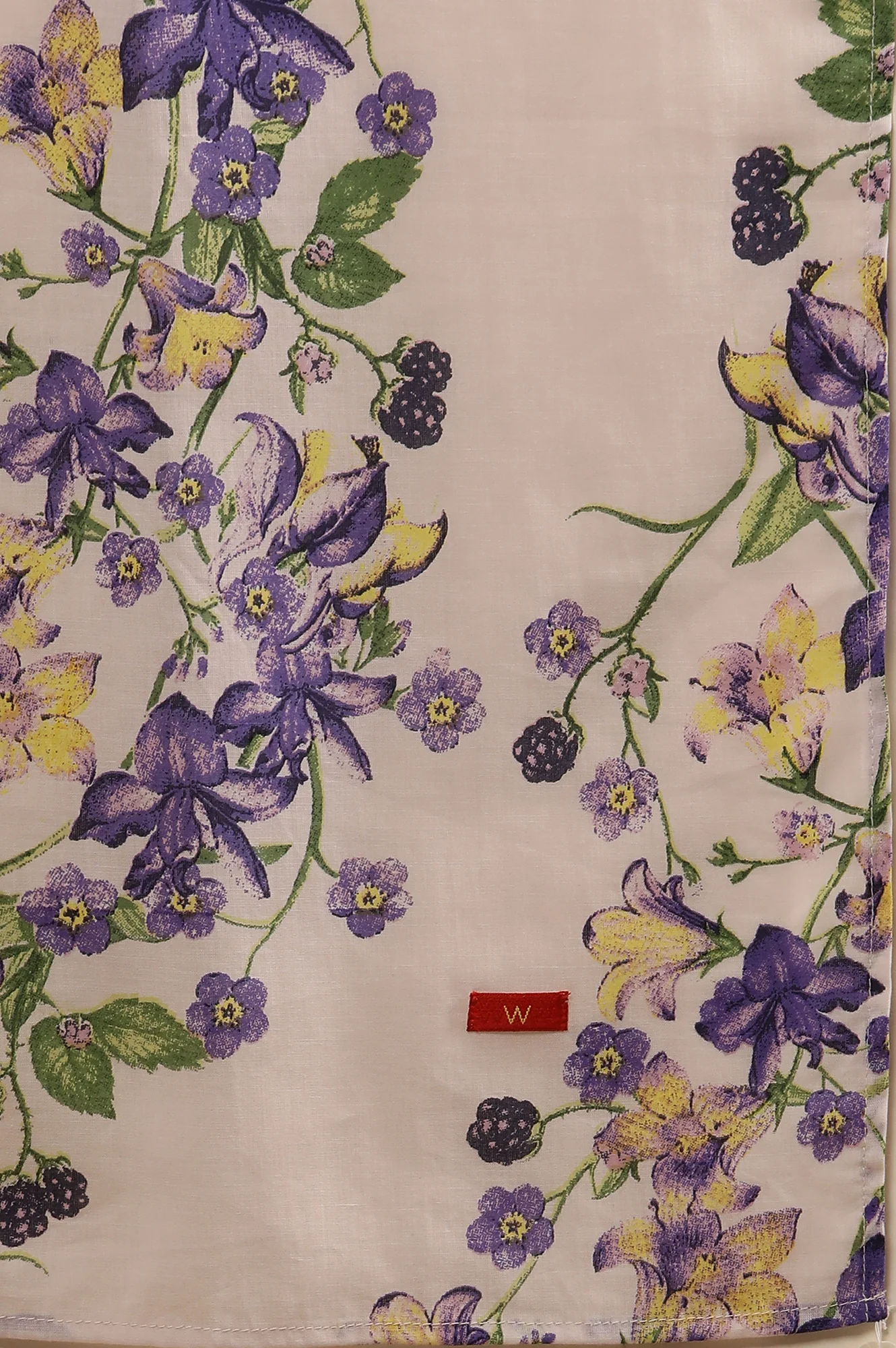 Purple Embroidered A-Line Kurta, Pants And Printed Dupatta Set - Image 9