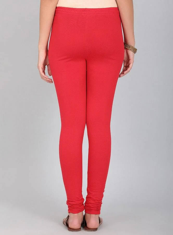 Red Knitted Churidar - Image 13