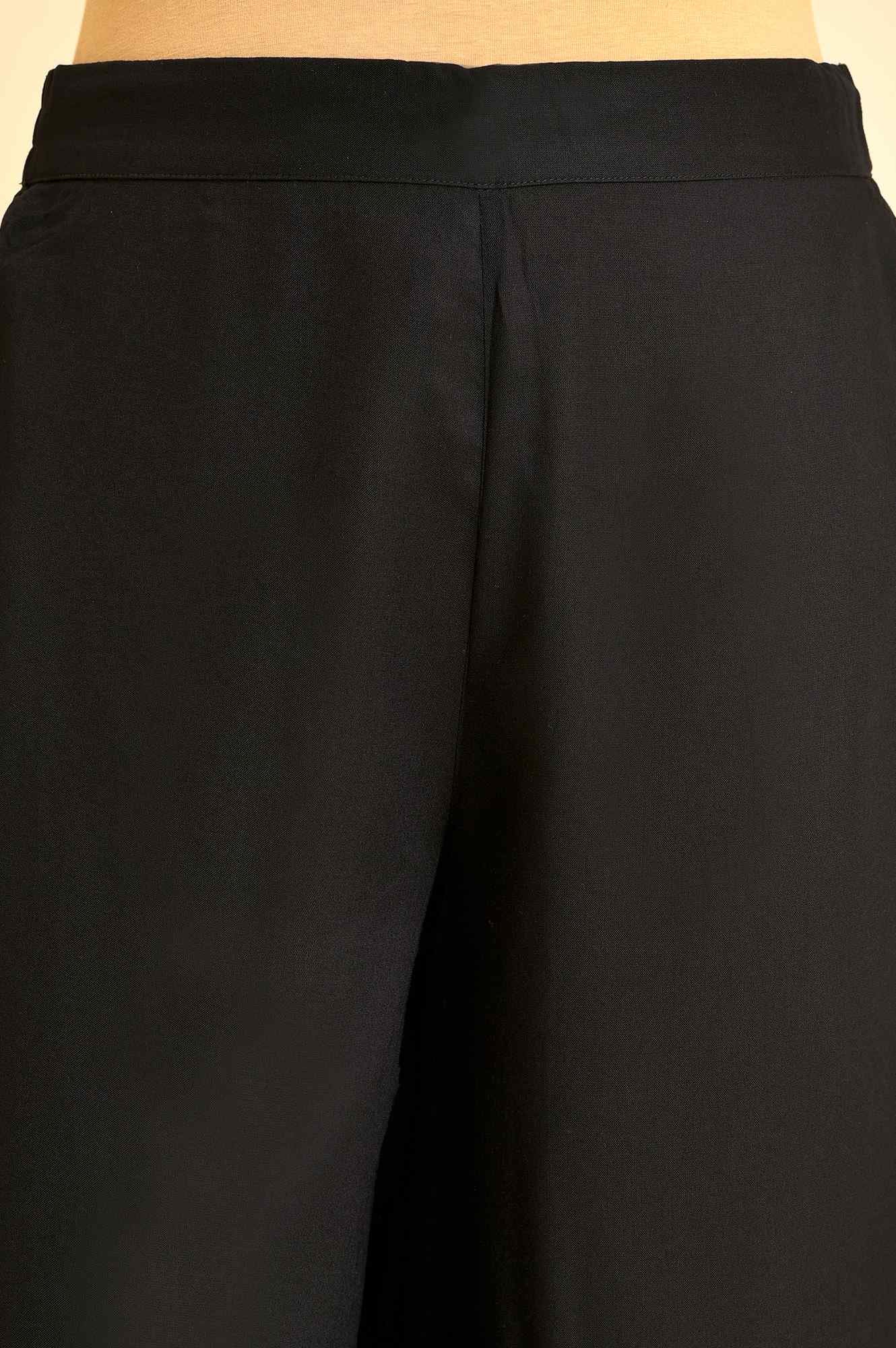 Rust Brown Embroidered Kurta, Parallel Pants And Dupatta Set - Image 7
