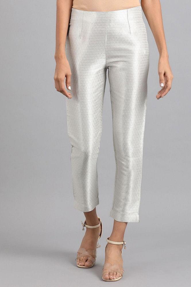 Silver Slim Pants - Image 2