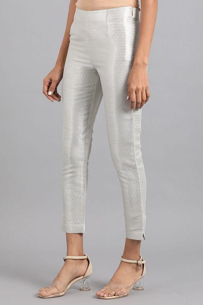Silver Slim Pants - Image 3