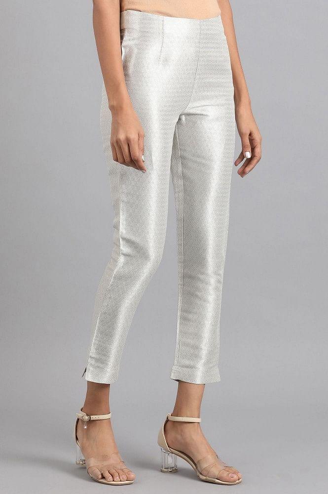 Silver Slim Pants - Image 4