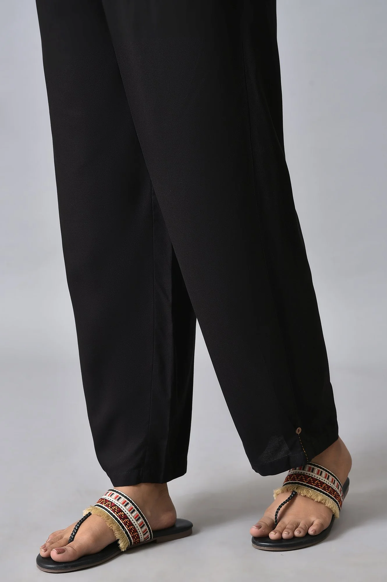 Teal Embroidered kurta Set - Image 9