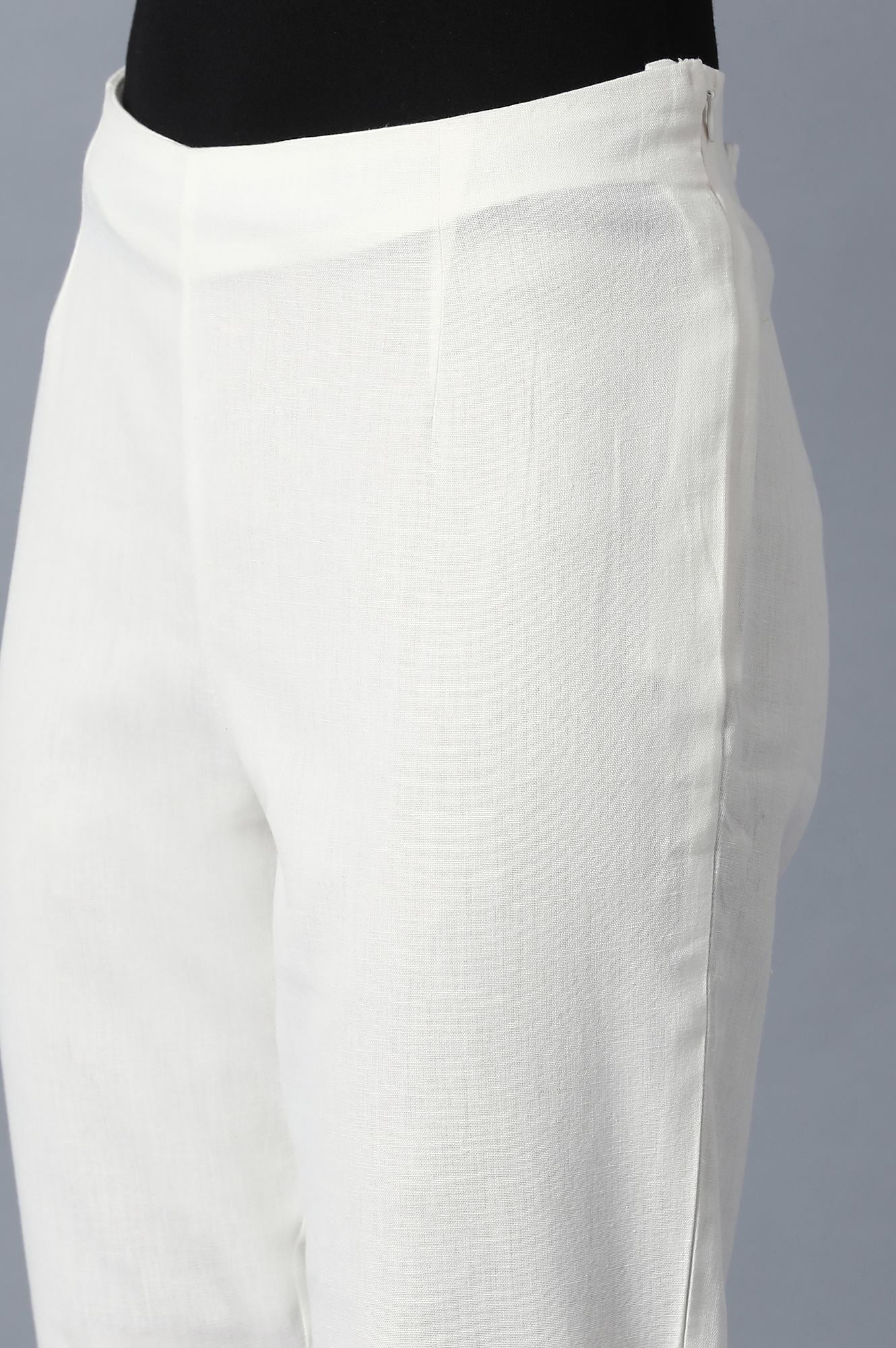 White Fitted Pants - Image 6