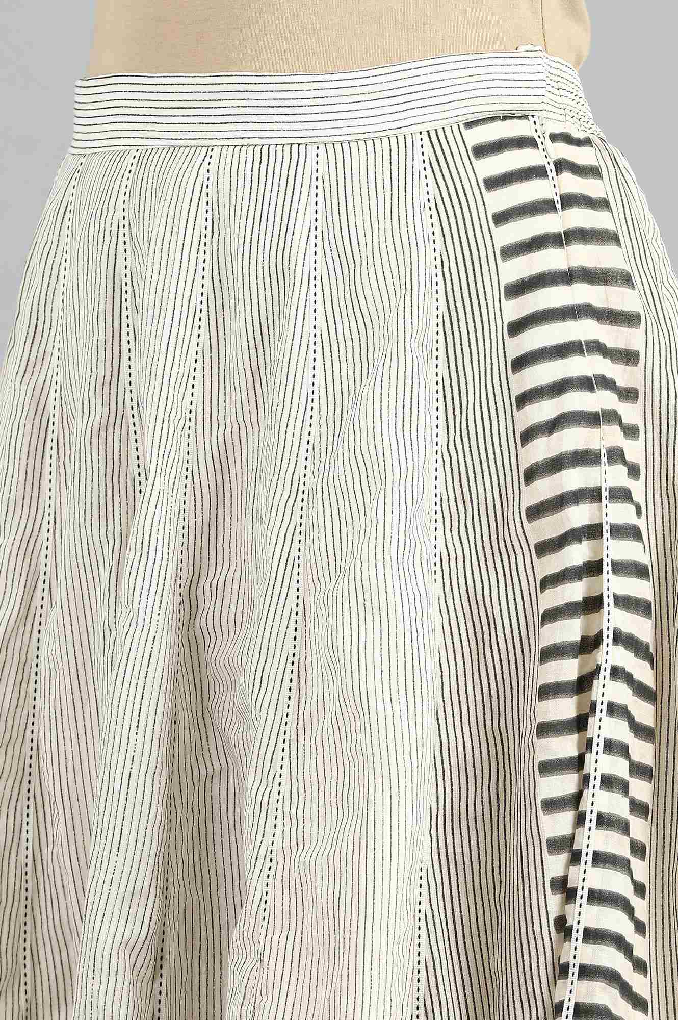 White Printed Skirt - Image 6