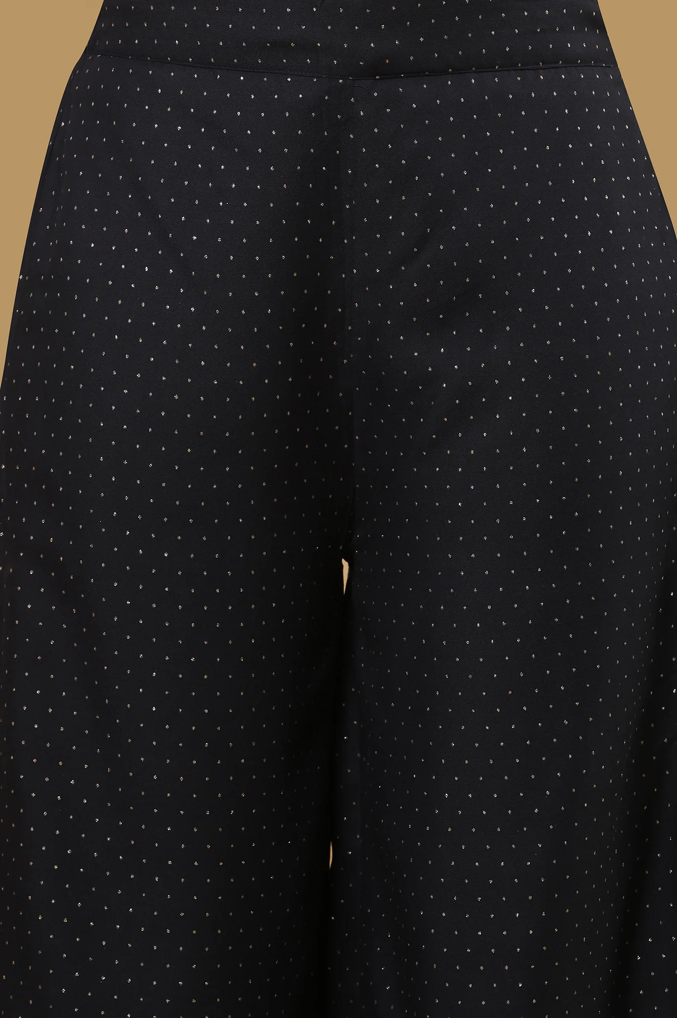 White Printed Straight Kurta And Flared Pants Set - Image 8