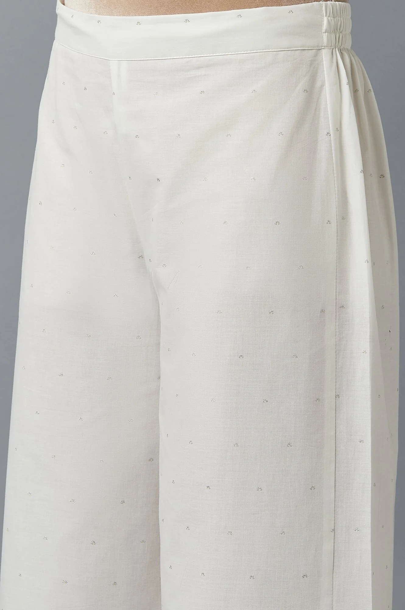 Yellow Mock Layer kurta & Palazzo Set - Image 6