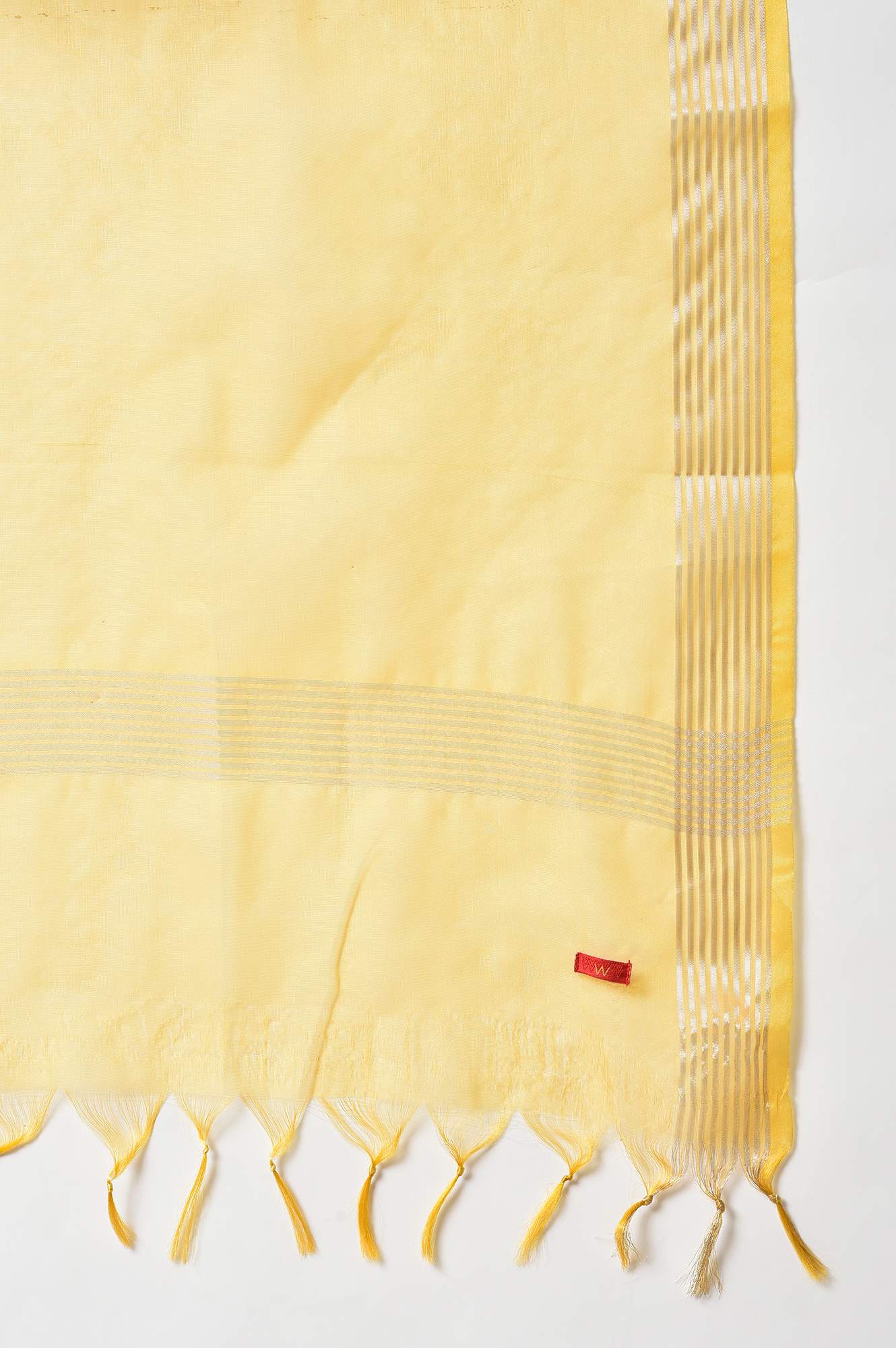 Yellow Organza Dupatta - Image 4