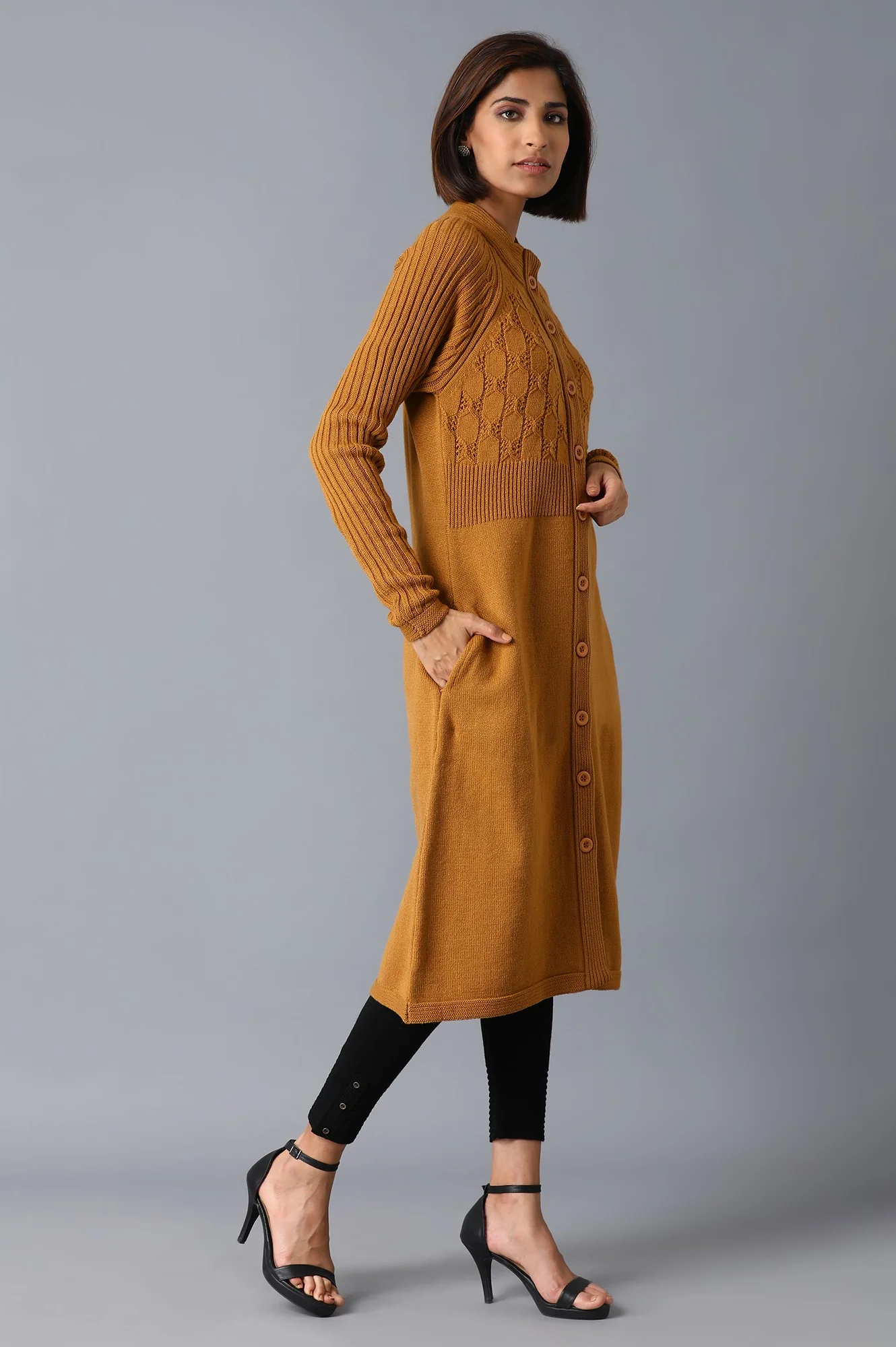 Yellow Reglan Sleeves Jacket - Image 4