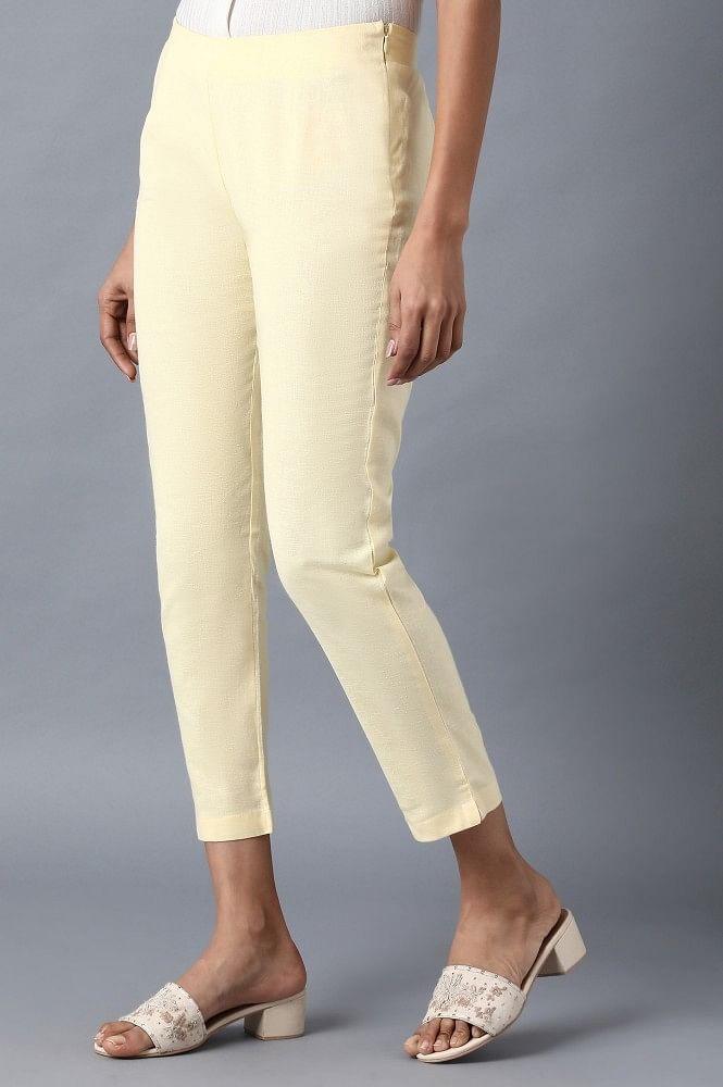 Yellow Slim Pants - Image 3
