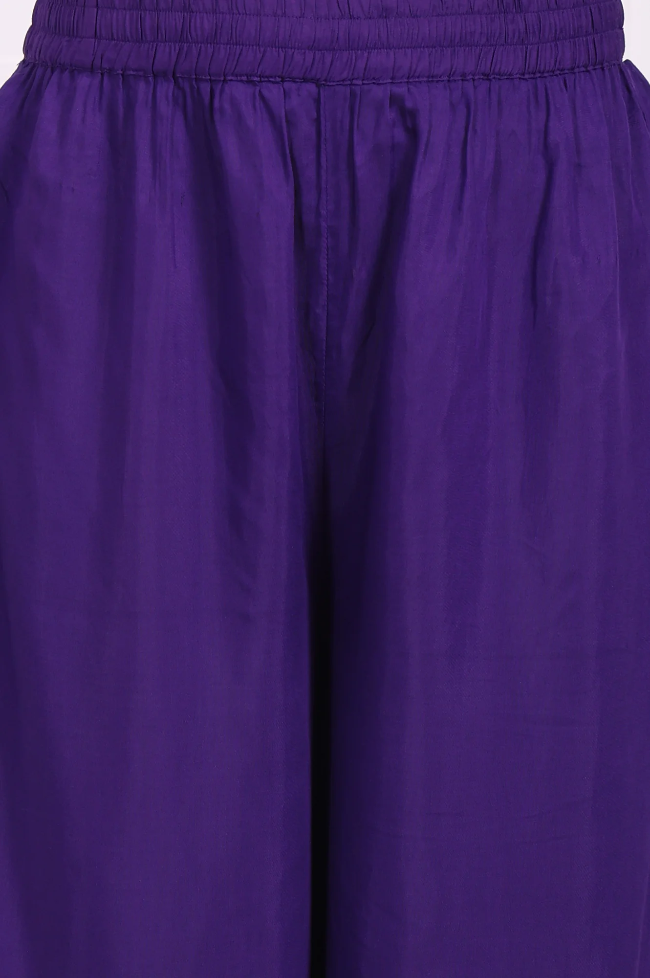 Purple Embroidered Anarkali Kurta with Parallel Pant and Dupatta Set - Image 8