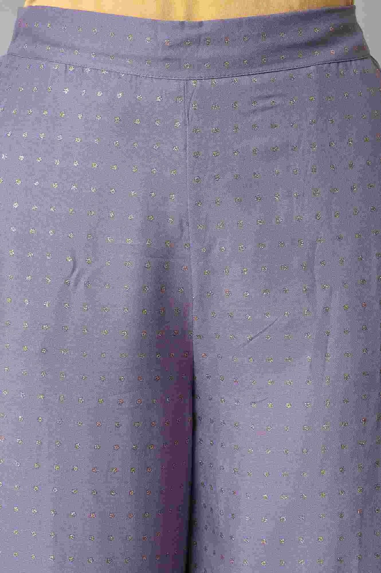 Purple Glitter Printer Pants - Image 6
