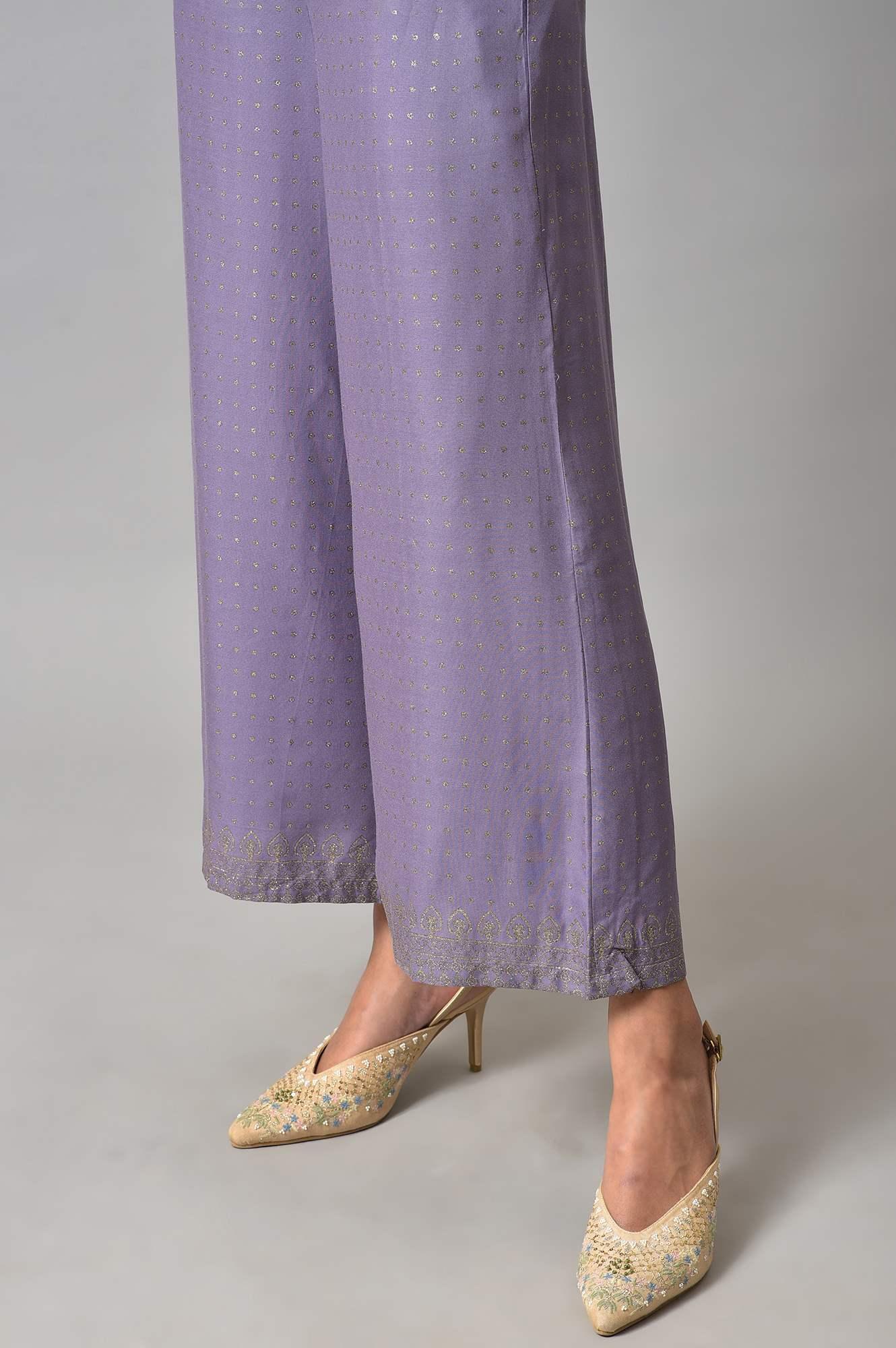 Purple Glitter Printer Pants - Image 8
