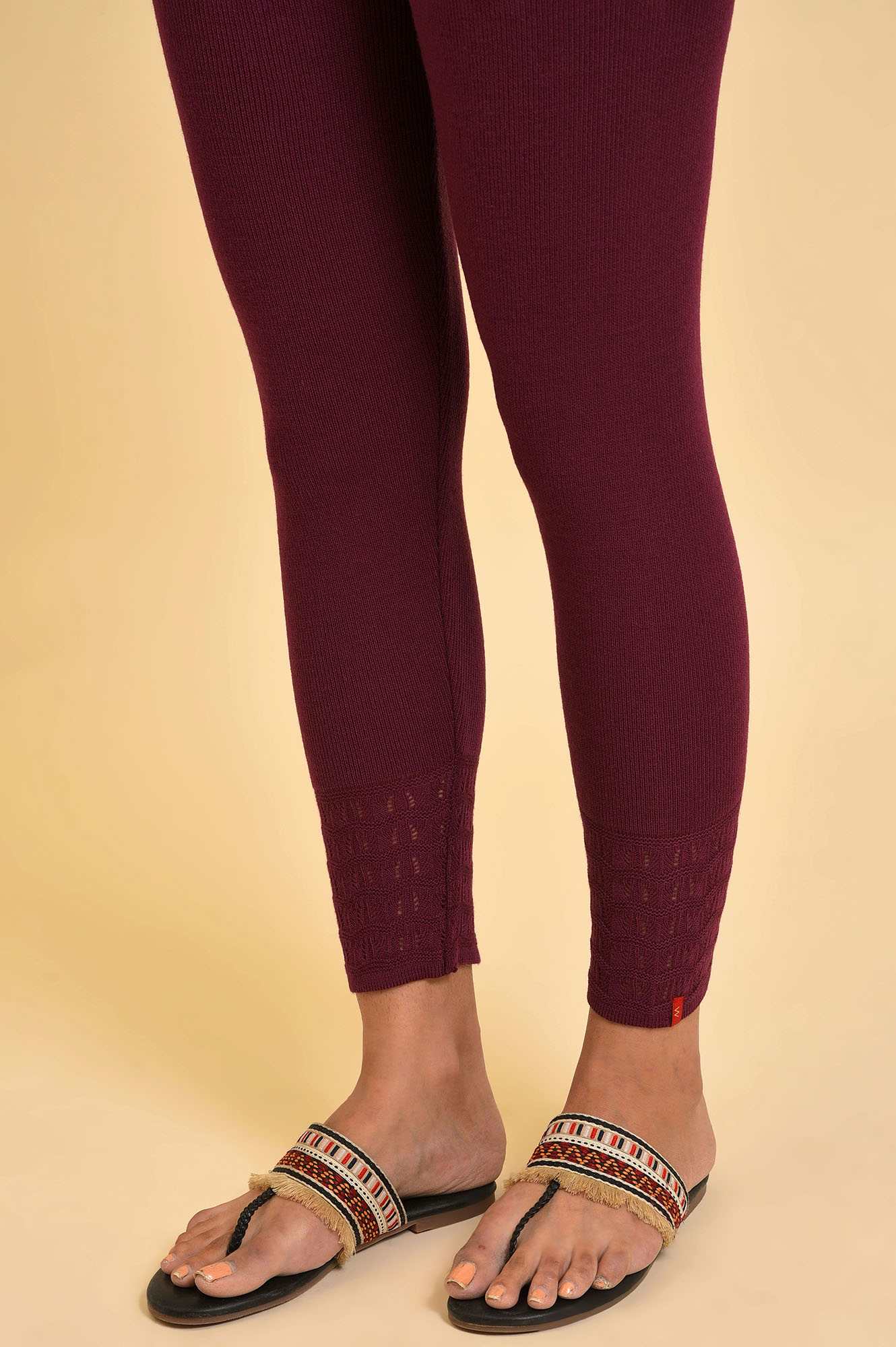 Purple Knitted Tights - Image 8