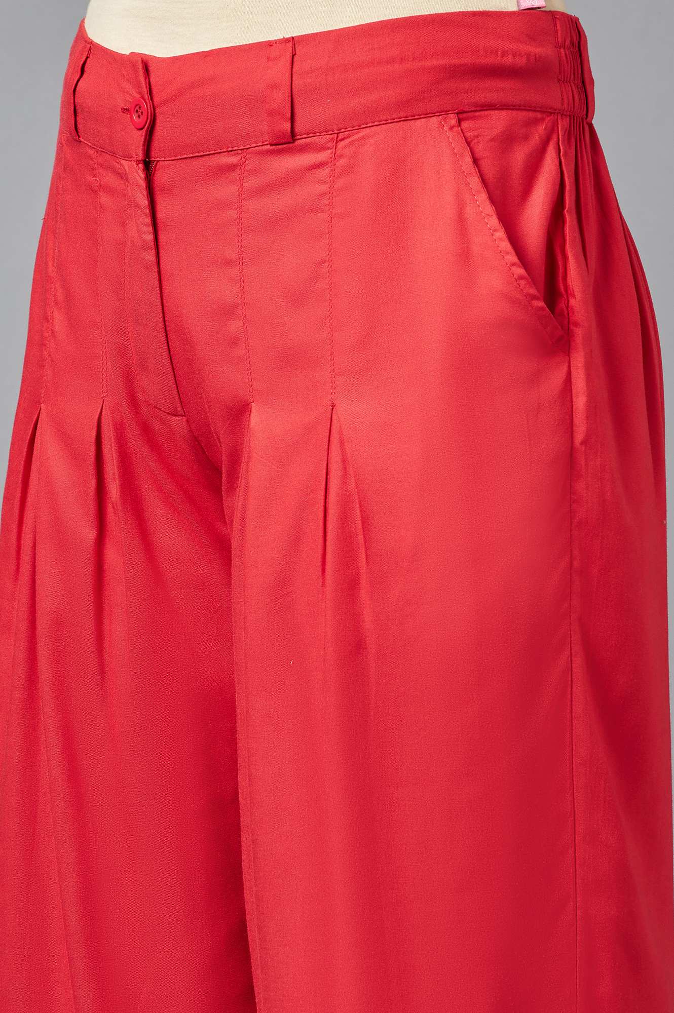 Red Ankle-length Pants - Image 6