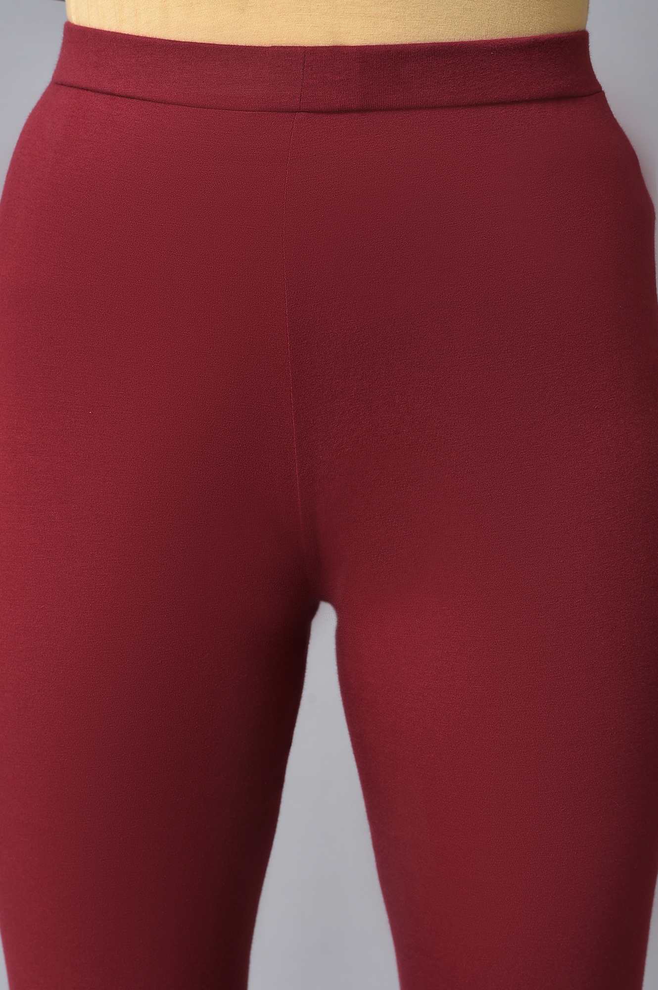 Red Beige Coloured Tights - Image 6